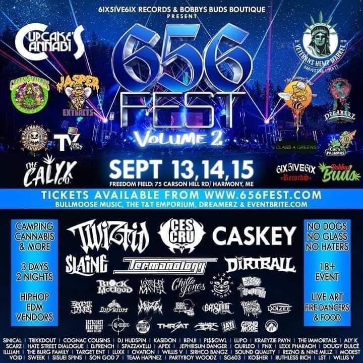 656 Fest Harmony Maine Starts this Friday the 13th under a full