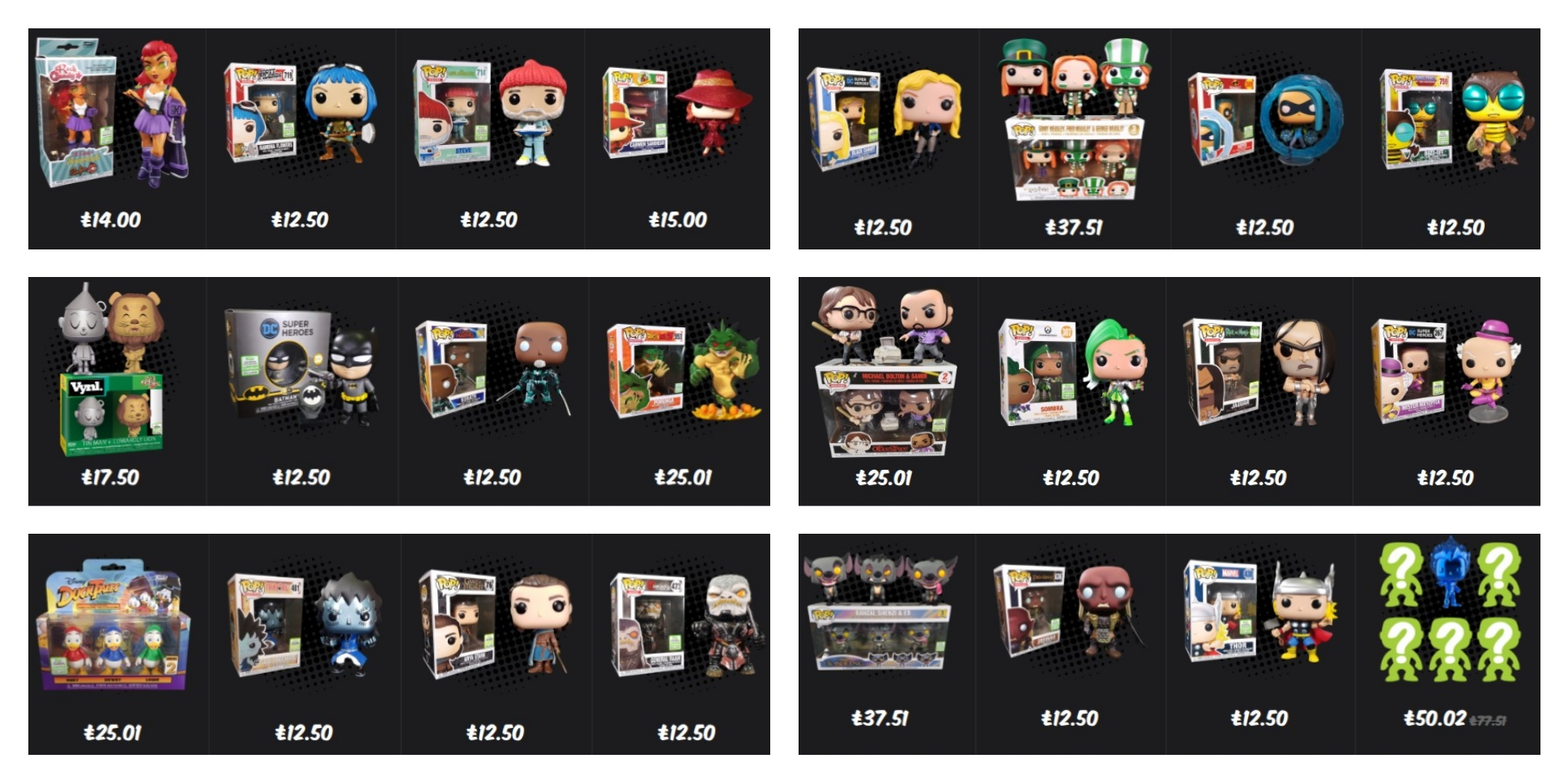 Funko Unveils Shared Retailers List For Emerald City.
