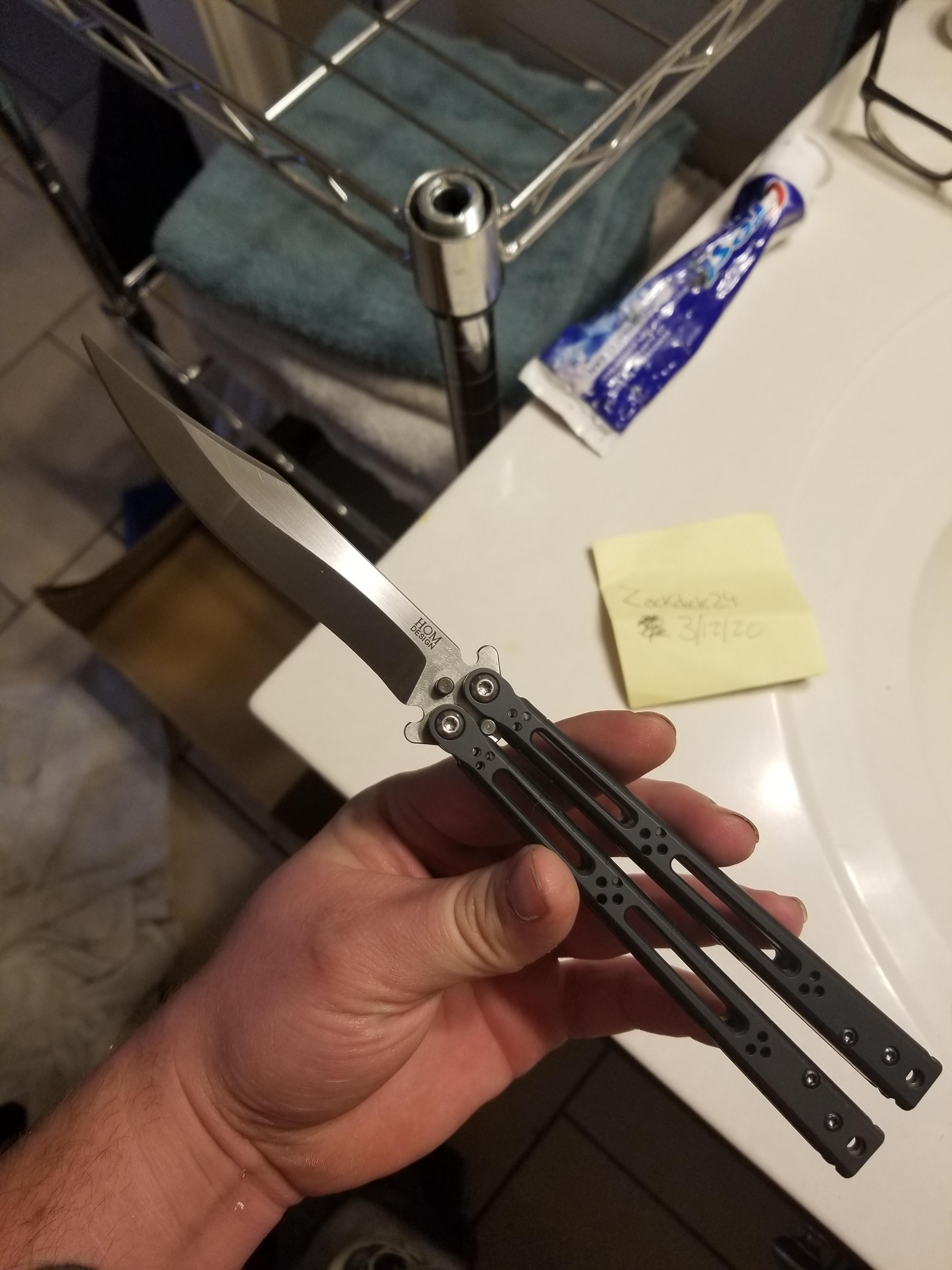 WTS "Hybrid" Bas. 8/10 350 balisong