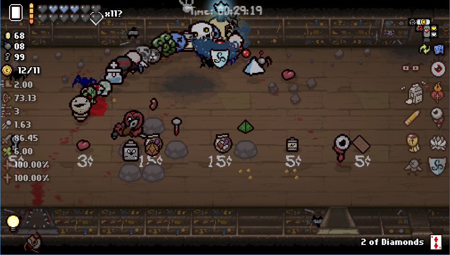 When the game doesn't like you breaking Greedier Mode bindingofisaac