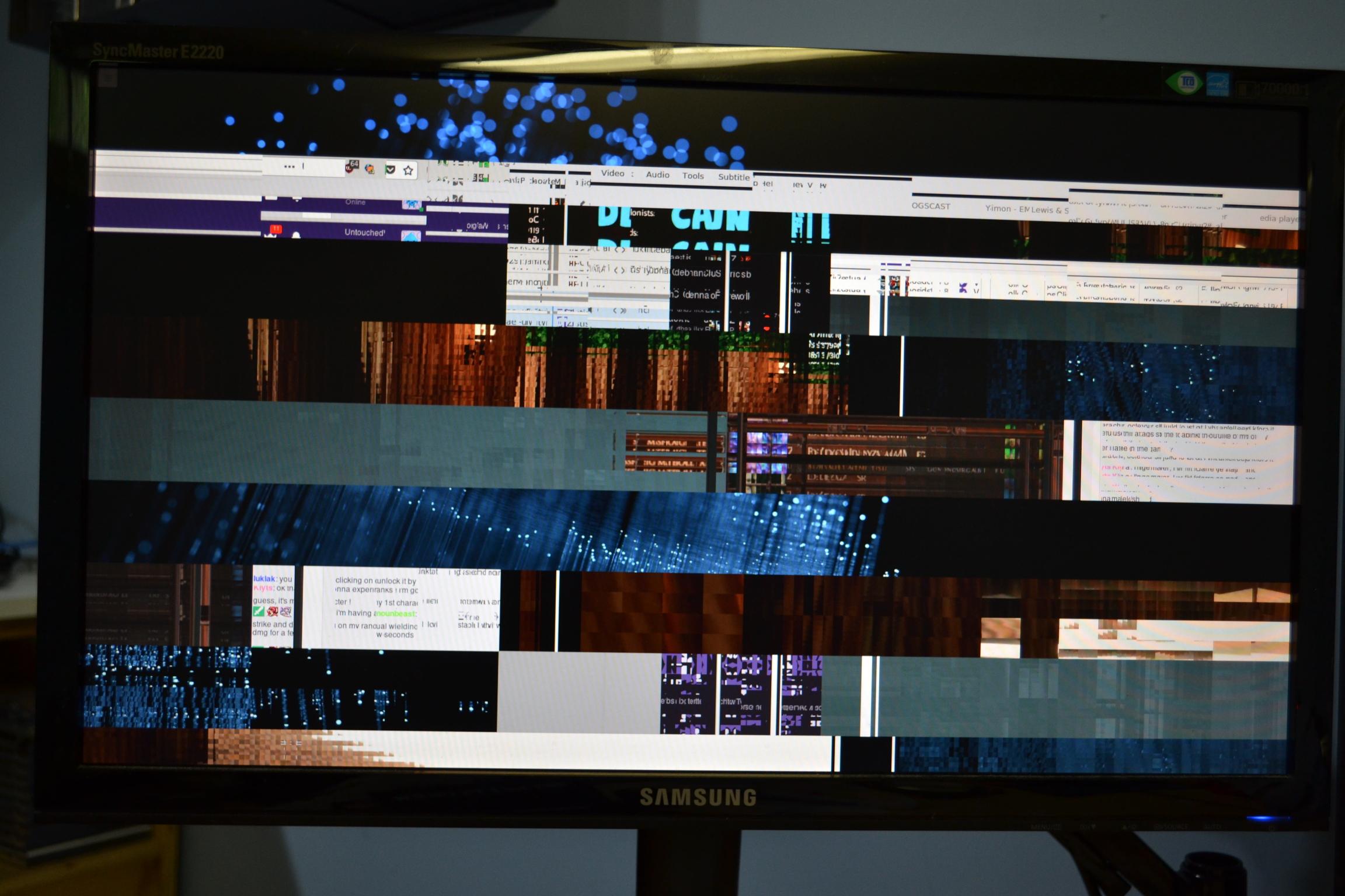 A buggy KVM switch caused my secondary GPU to crash and my primary GPU