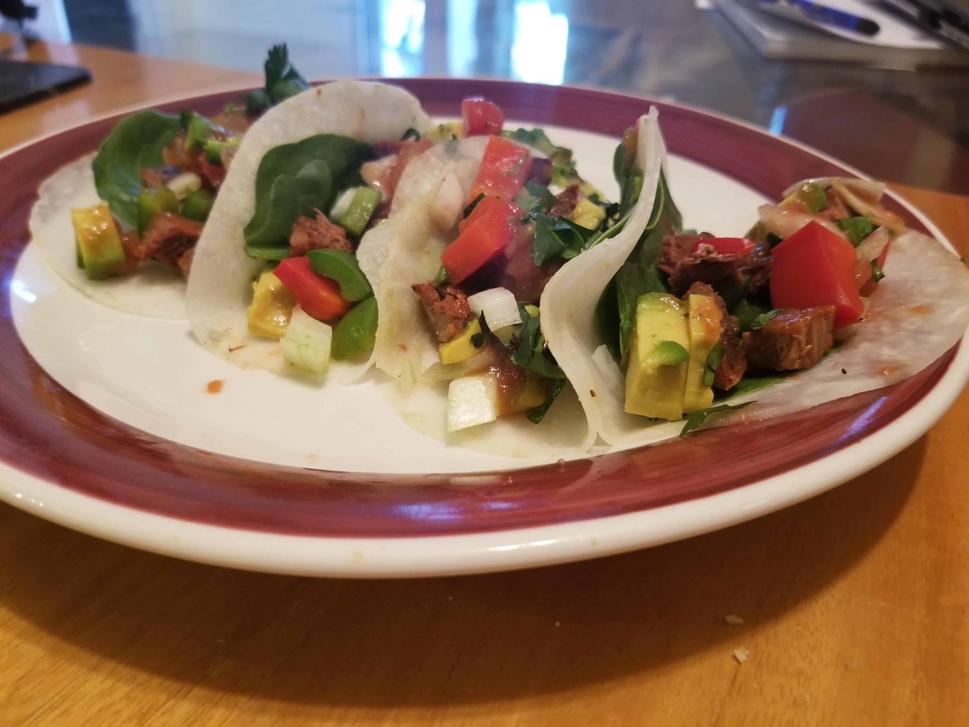 Happy Cinco de Mayo! Carne asada on jicama wraps r/whole30