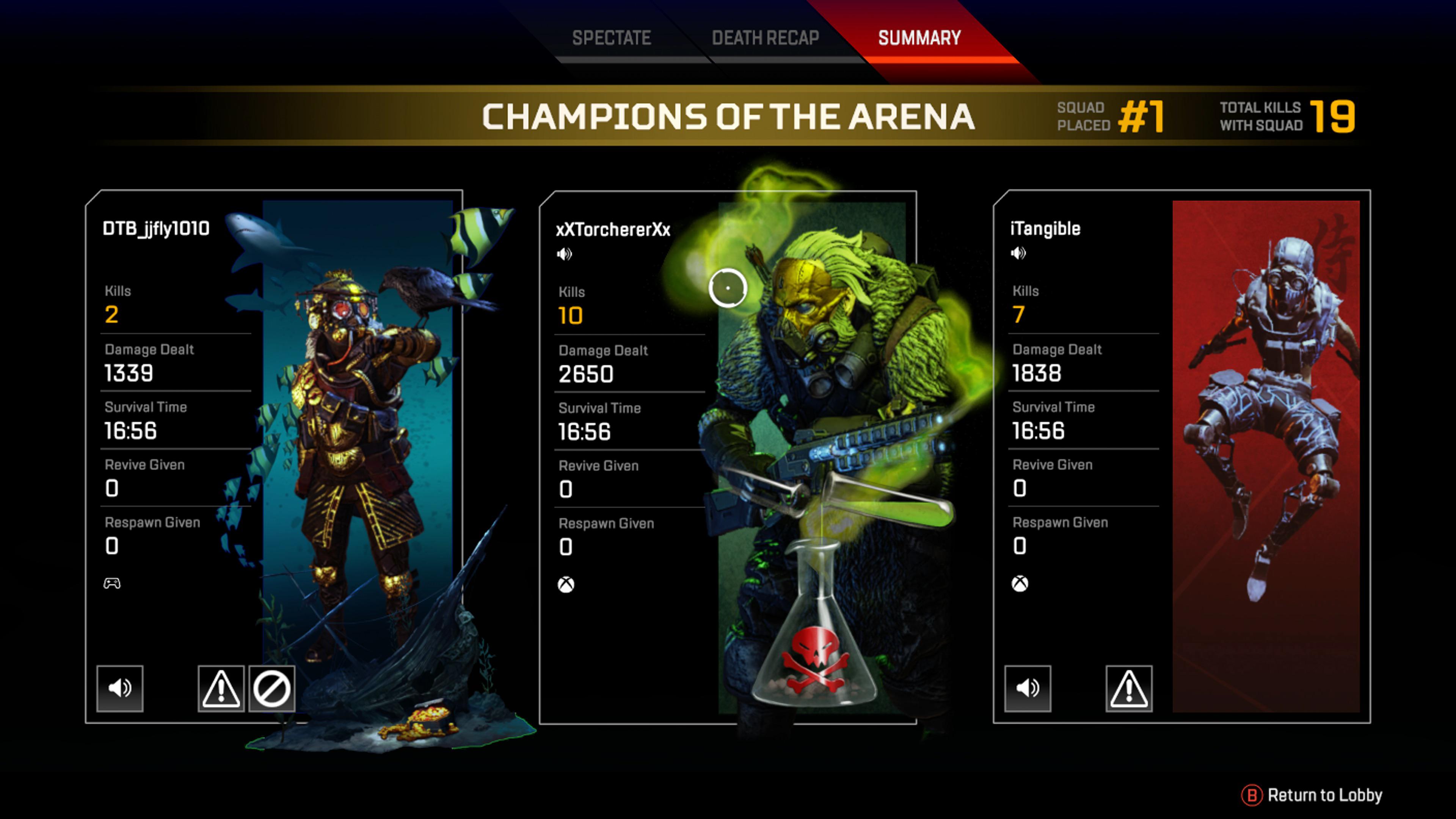 Octane is my main but caustic is my second main! I was pretty proud of this! r/apexlegends