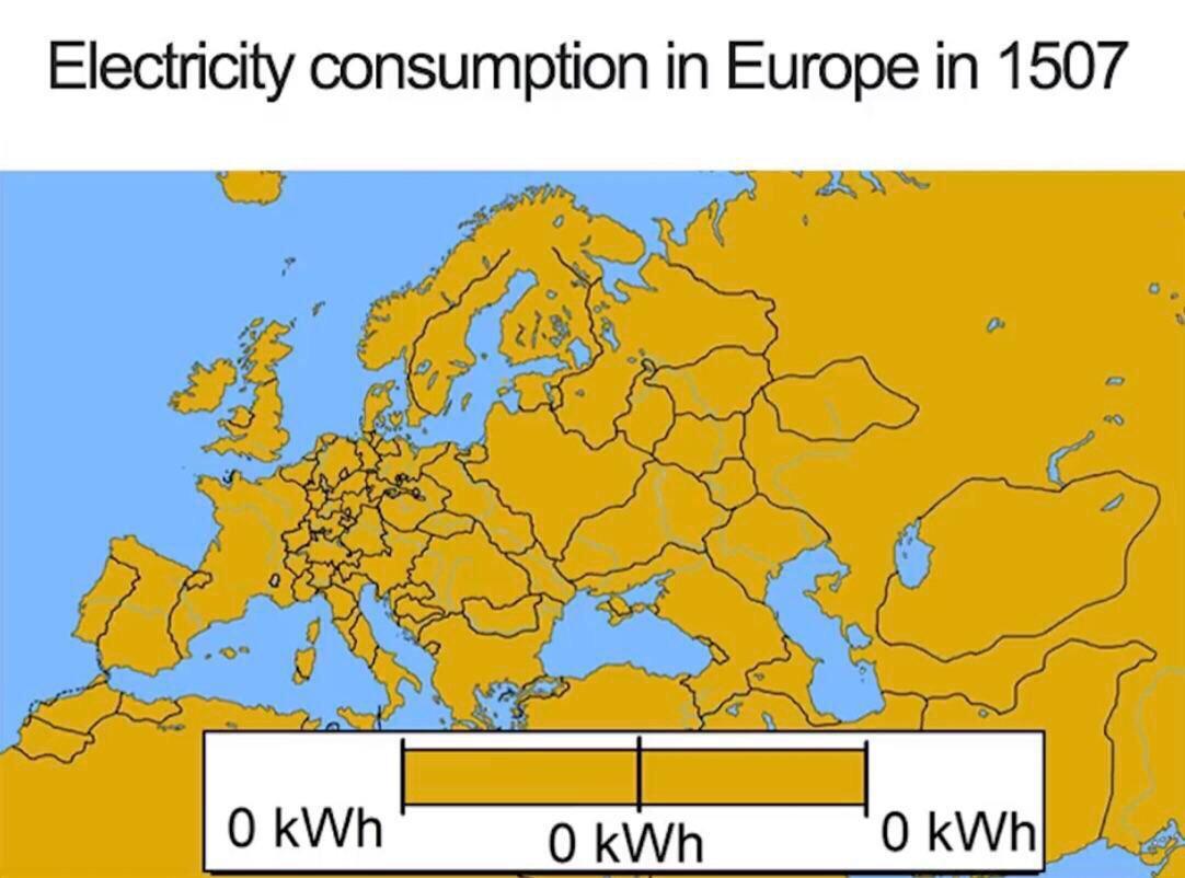 Europe electricity consumption 1507 r/MapPorn