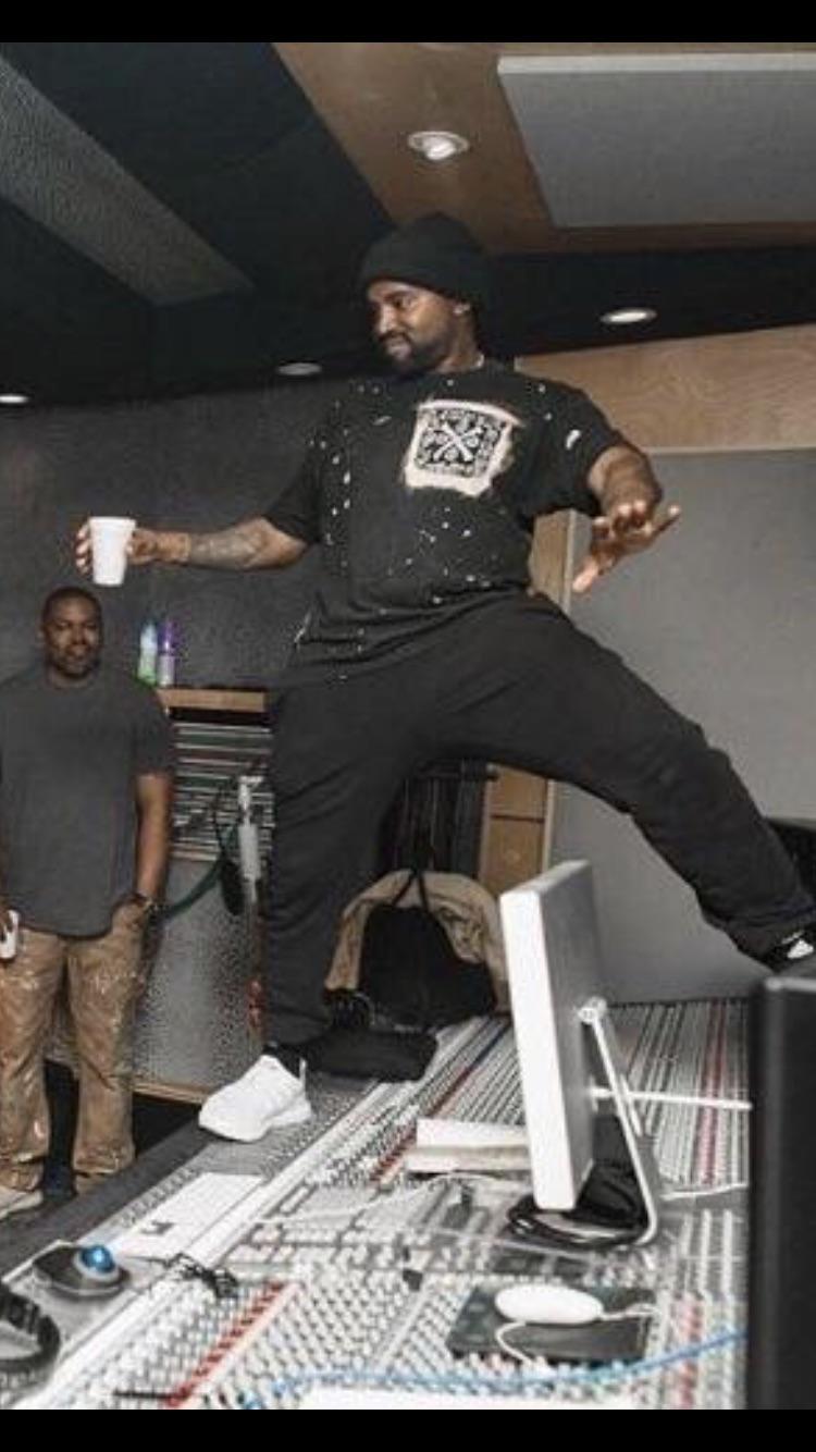 STEP UP IN THIS BITCH LIKE Kanye