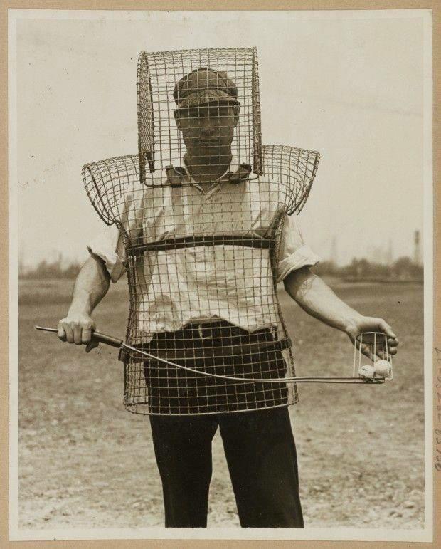 Golf ball collector 1920's. r/pics