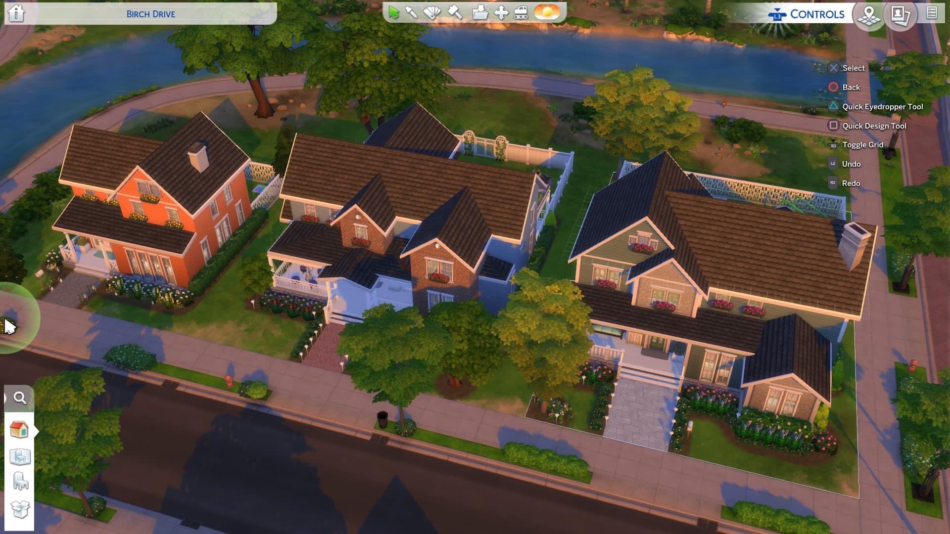 Pretty happy with the 3 new houses I made in Willow Creek r/Sims4