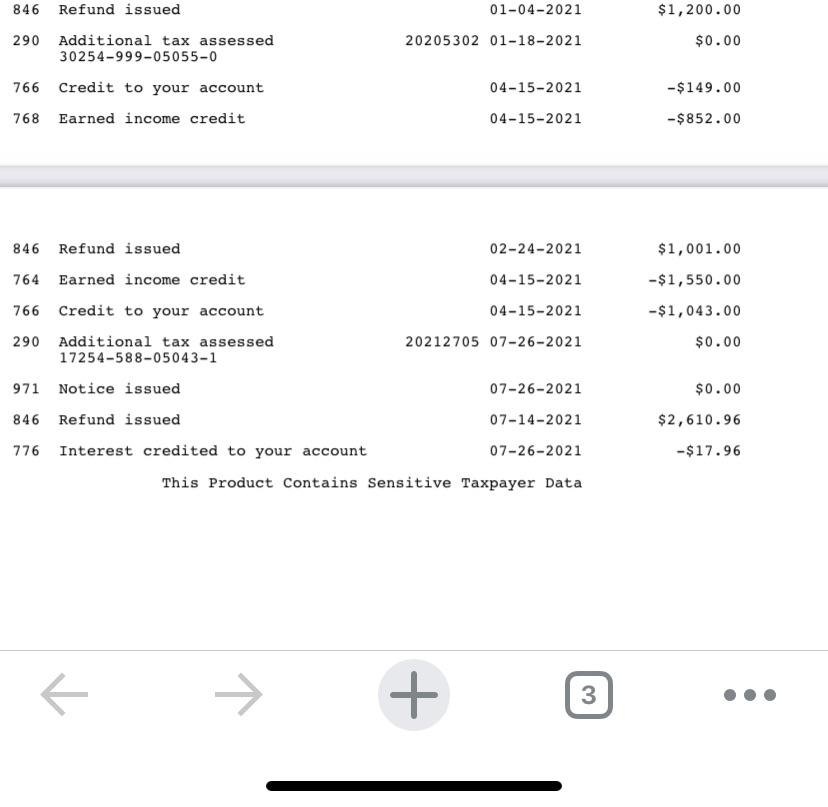 IRS Transcripts Updated With Unemployment Tax Refund Date!!!! r/IRS