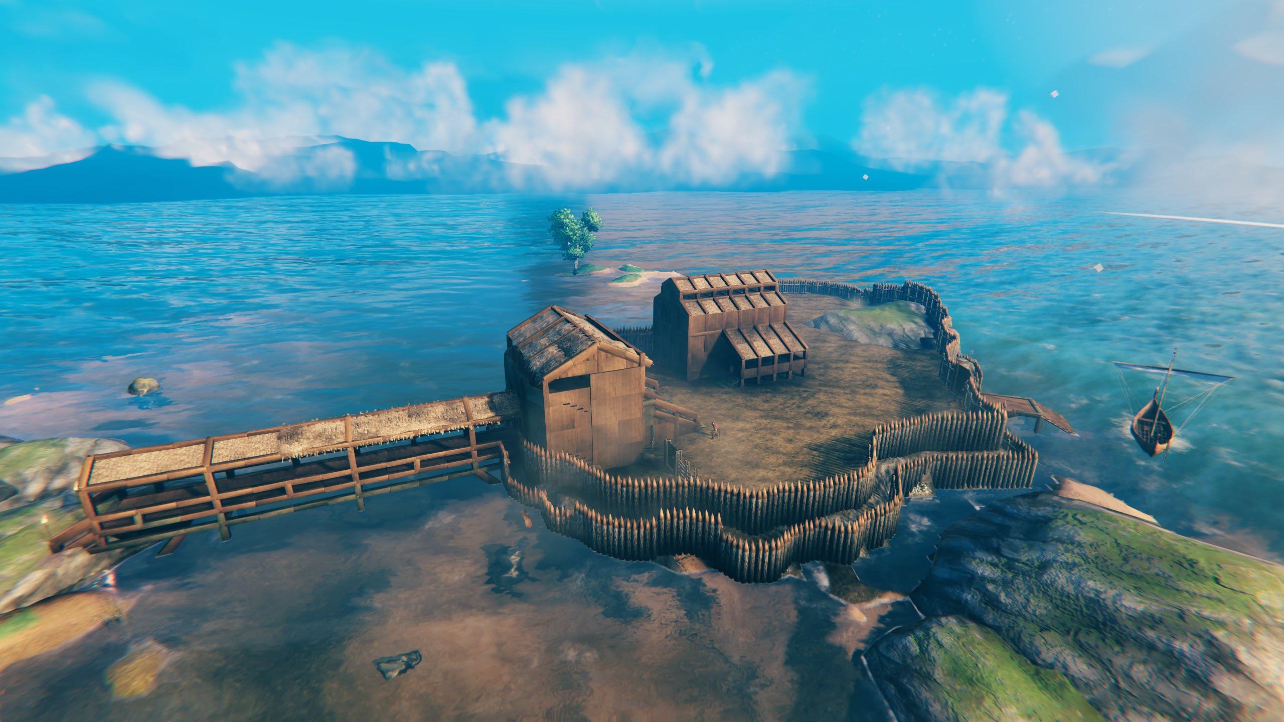 Starter wooden castle. Perfect for Ukrainian viking r/valheim