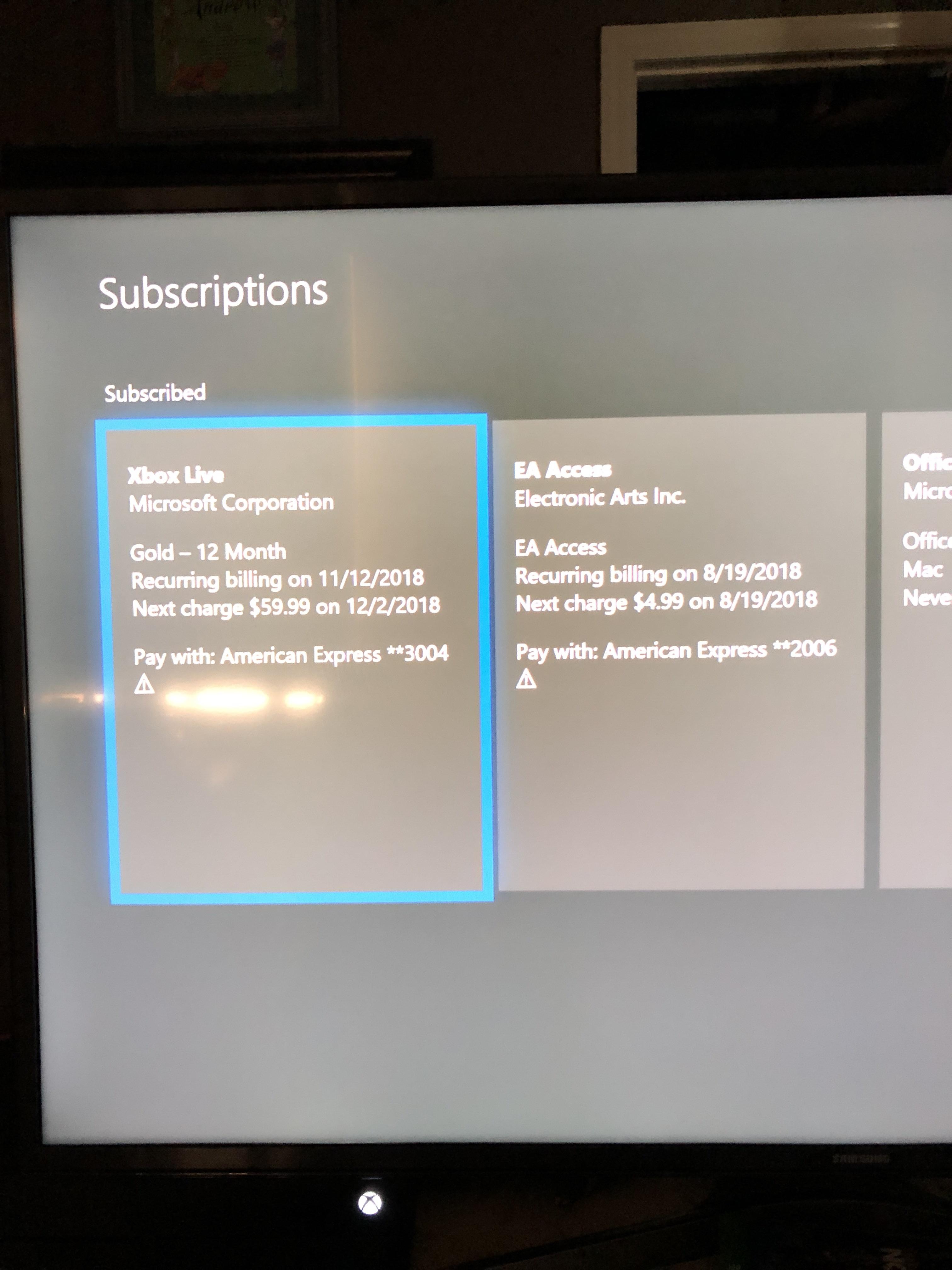 Issue with EA Access? r/xbox