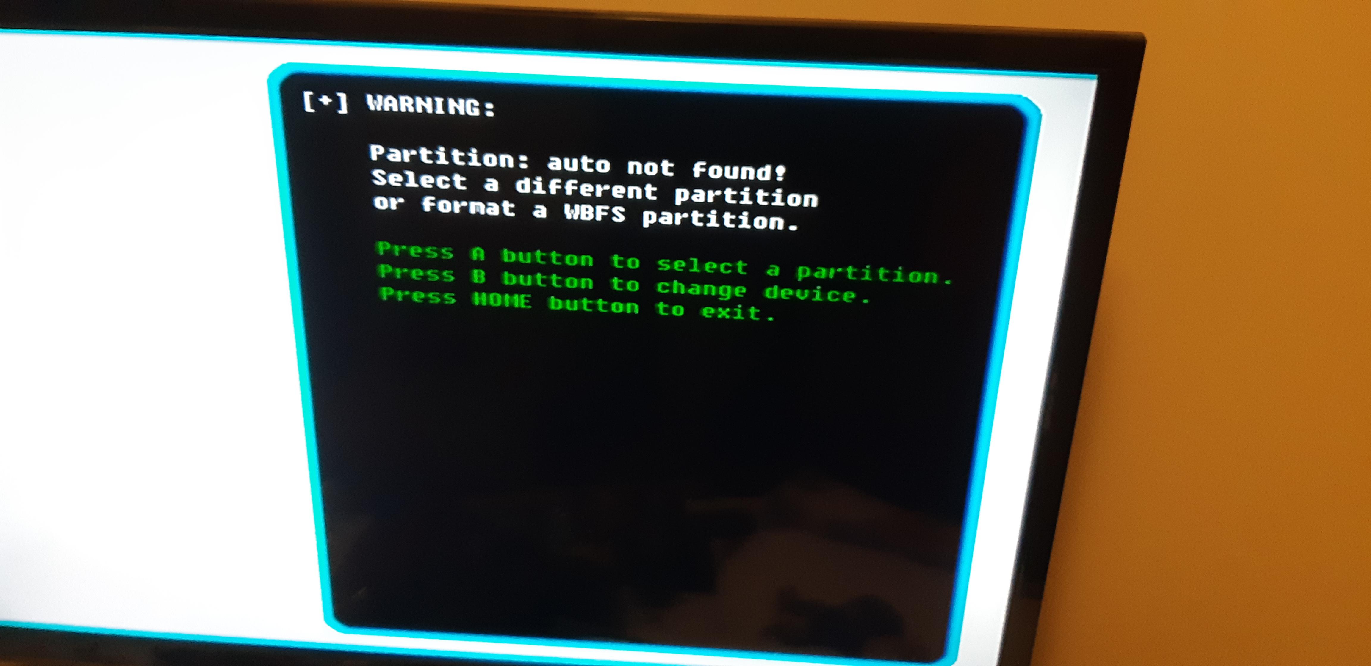 Trying to load Gamecube games on my Wii from Nintendont and Usb Loader