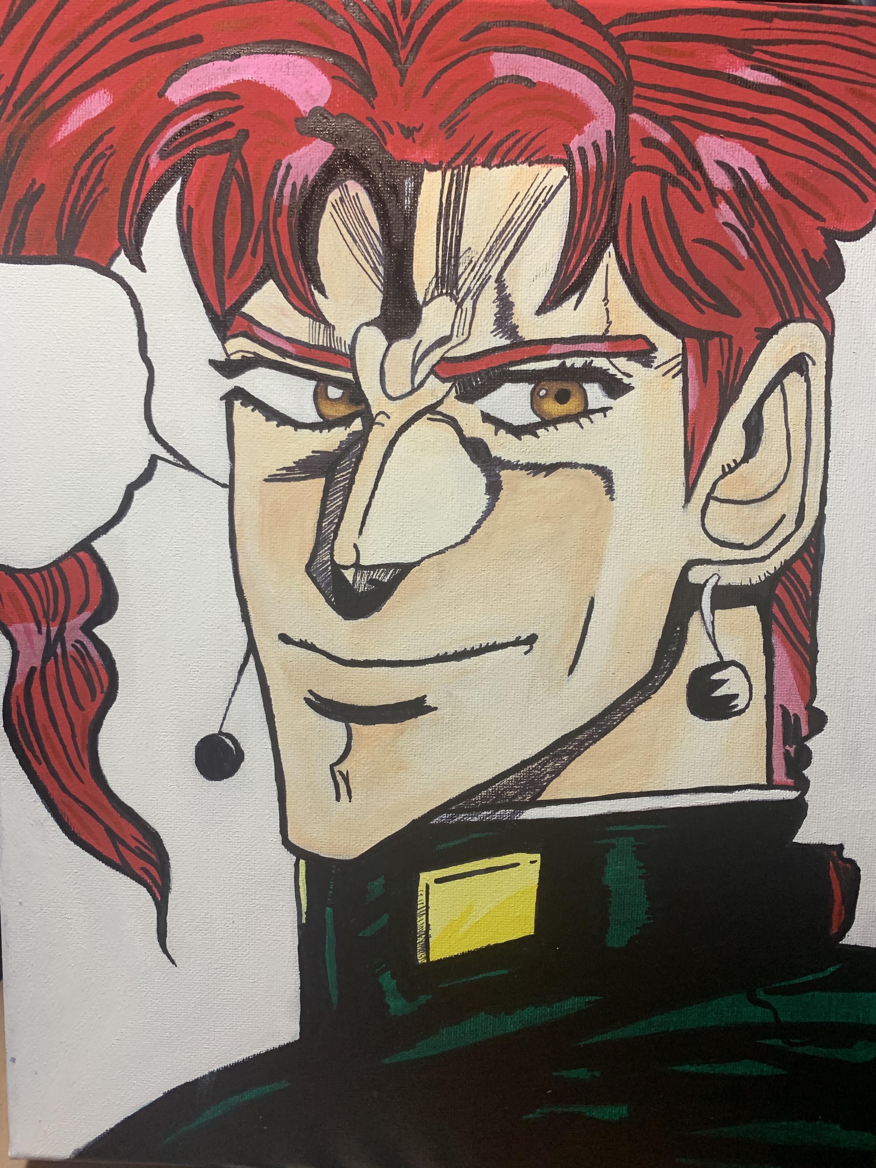 had a lot of fun painting Kakyoin r/kakyoin
