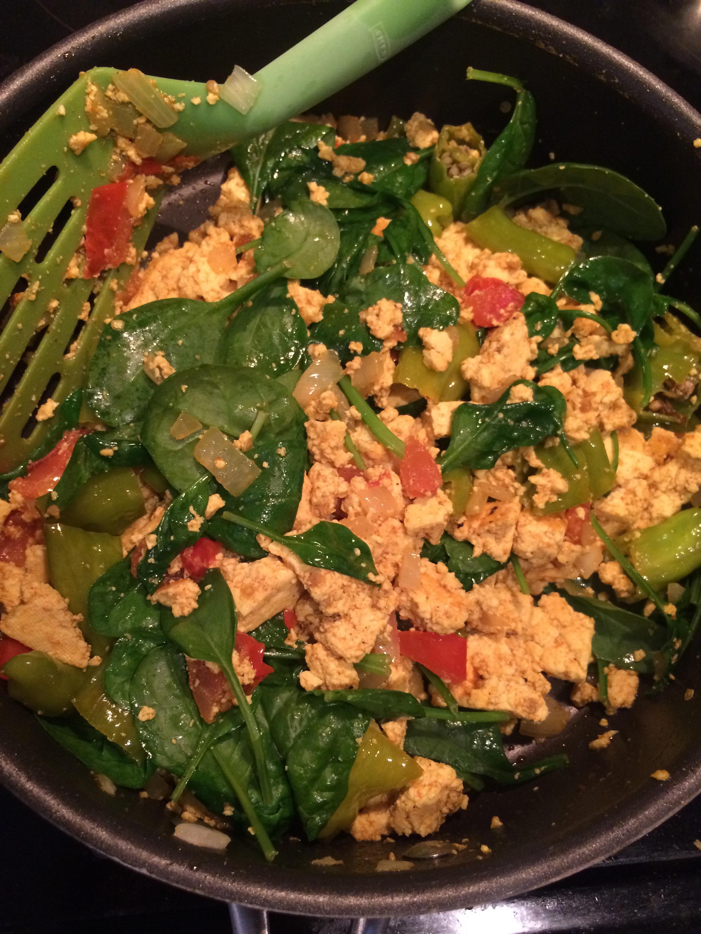 Tofu scramble r/vegetarian