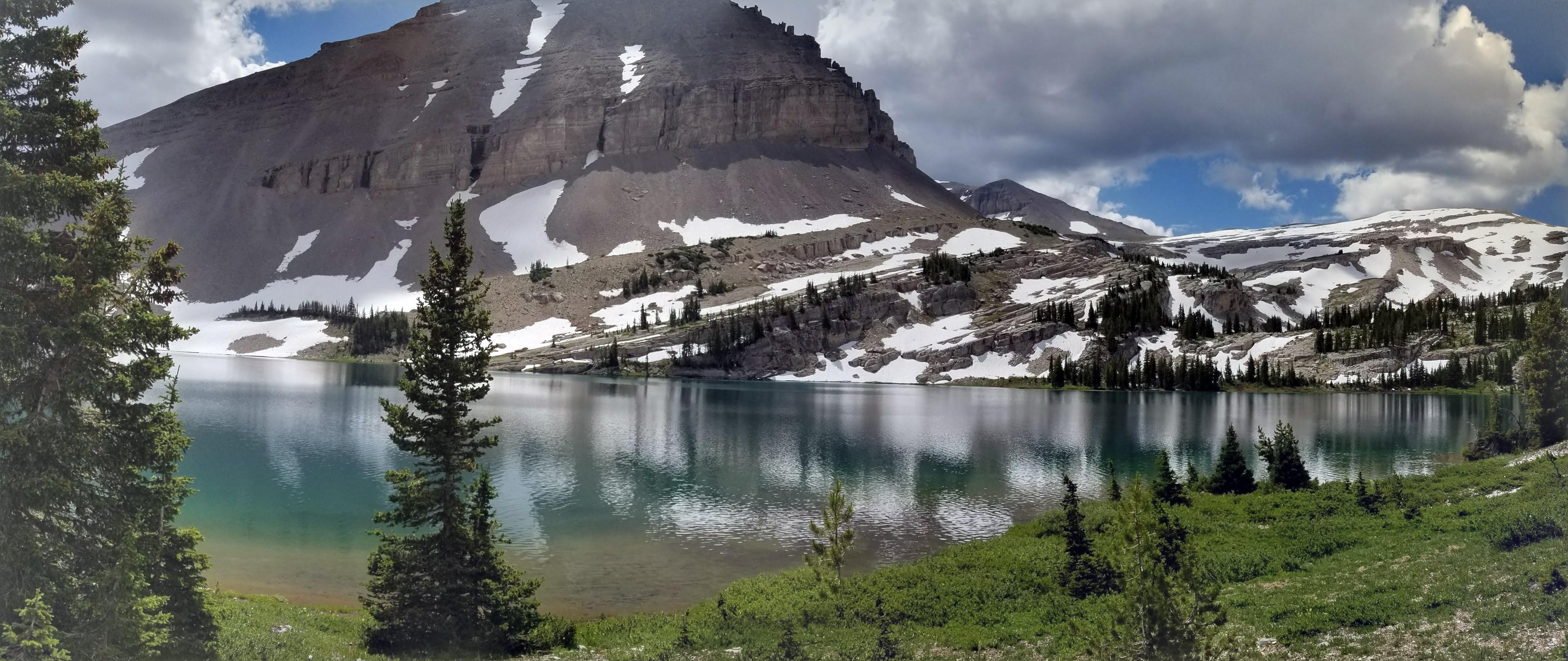 Brewster Lake Gros Ventre Wilderness Wyoming (OC) [5300 × 2236] r