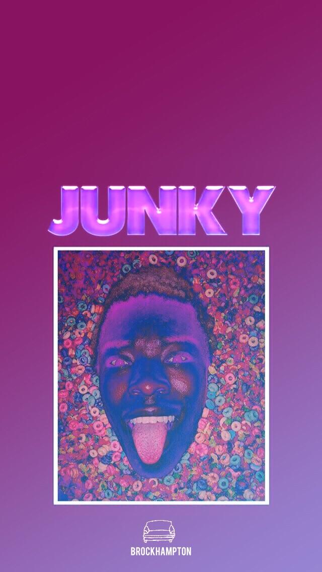 MADE THIS RADICAL "JUNKY" IPHONE LOCK SCREEN WALLPAPER