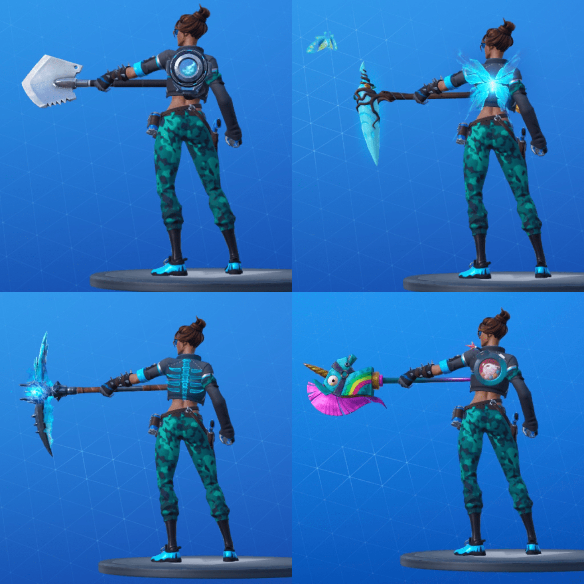 Some combos with the new starter pack! •Wavebreaker• (Info in comments) FortniteFashion