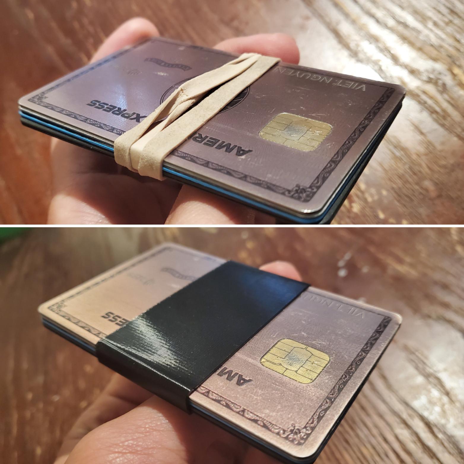 Replaced my rubber band wallet with a simple TPU band r/3Dprinting