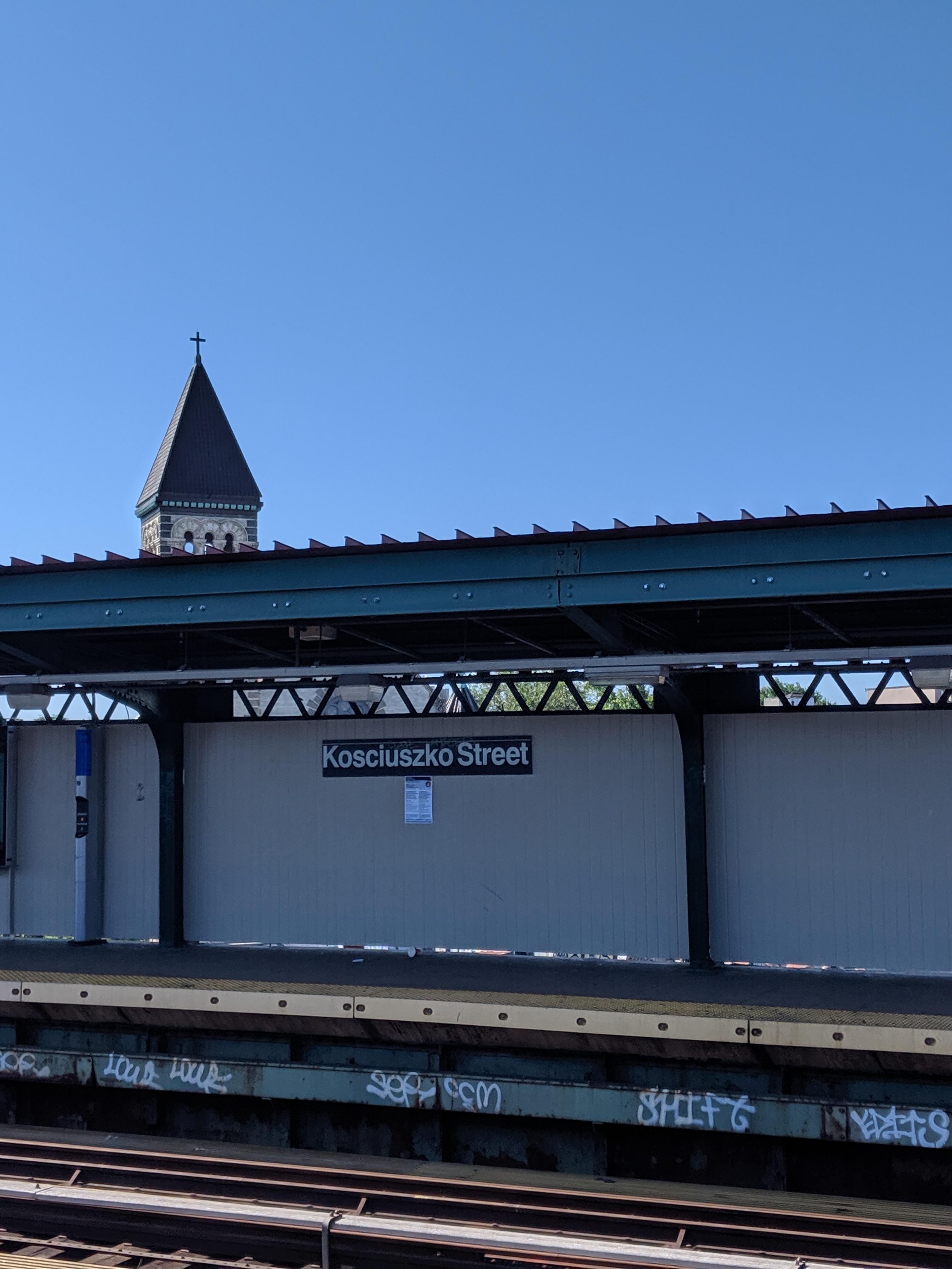 WFAT at Kosciusko Street Station, Brooklyn, NY, USA r/WaitingForATrain