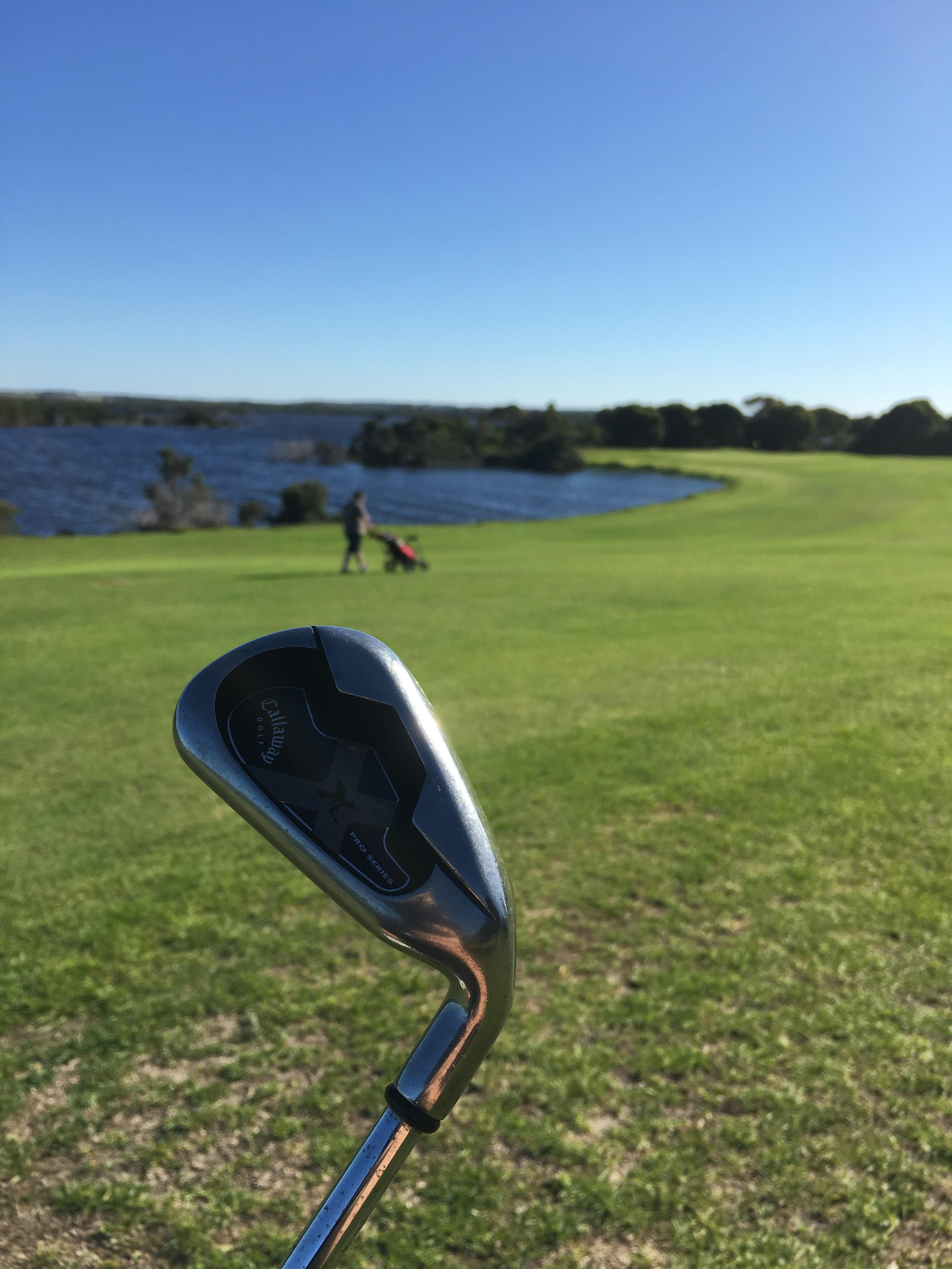 Splash... lost 3 balls today to water hazards... r/golf