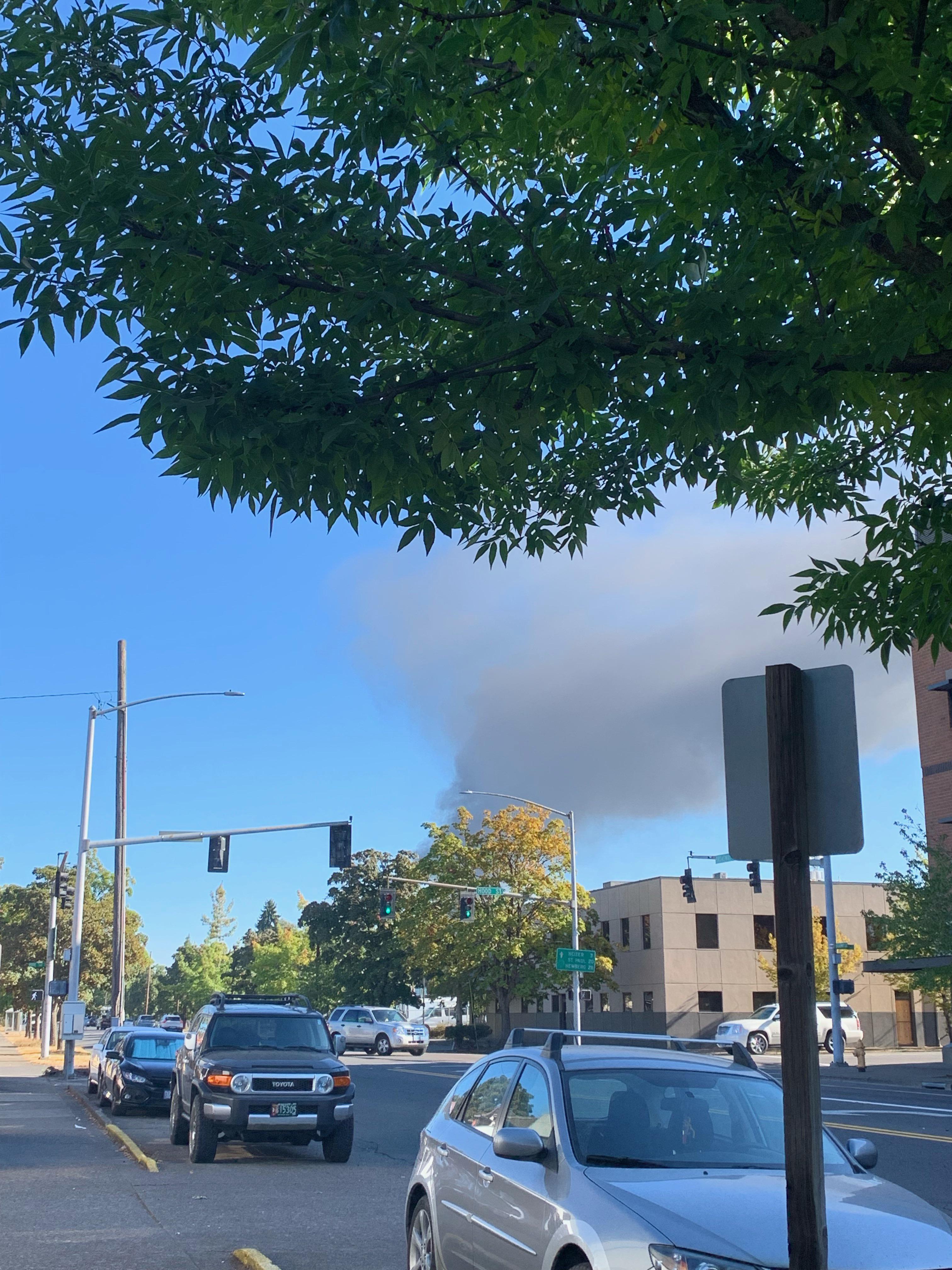 Any new word on Cherry City Metals fire in Salem today? The picture is