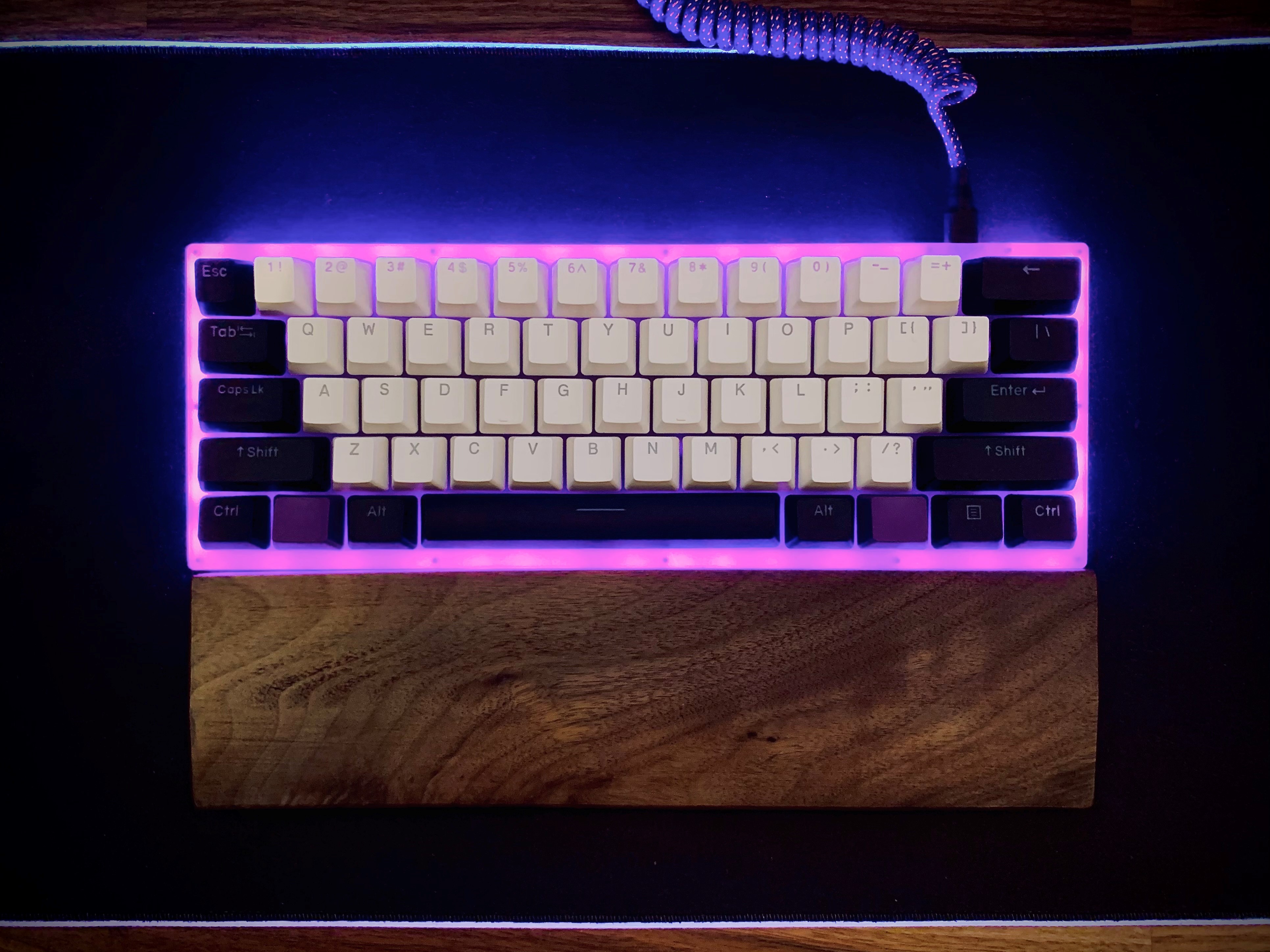Gamakay K61, Gateron Brown, Custom coiled ; 2nd keeb in less than a