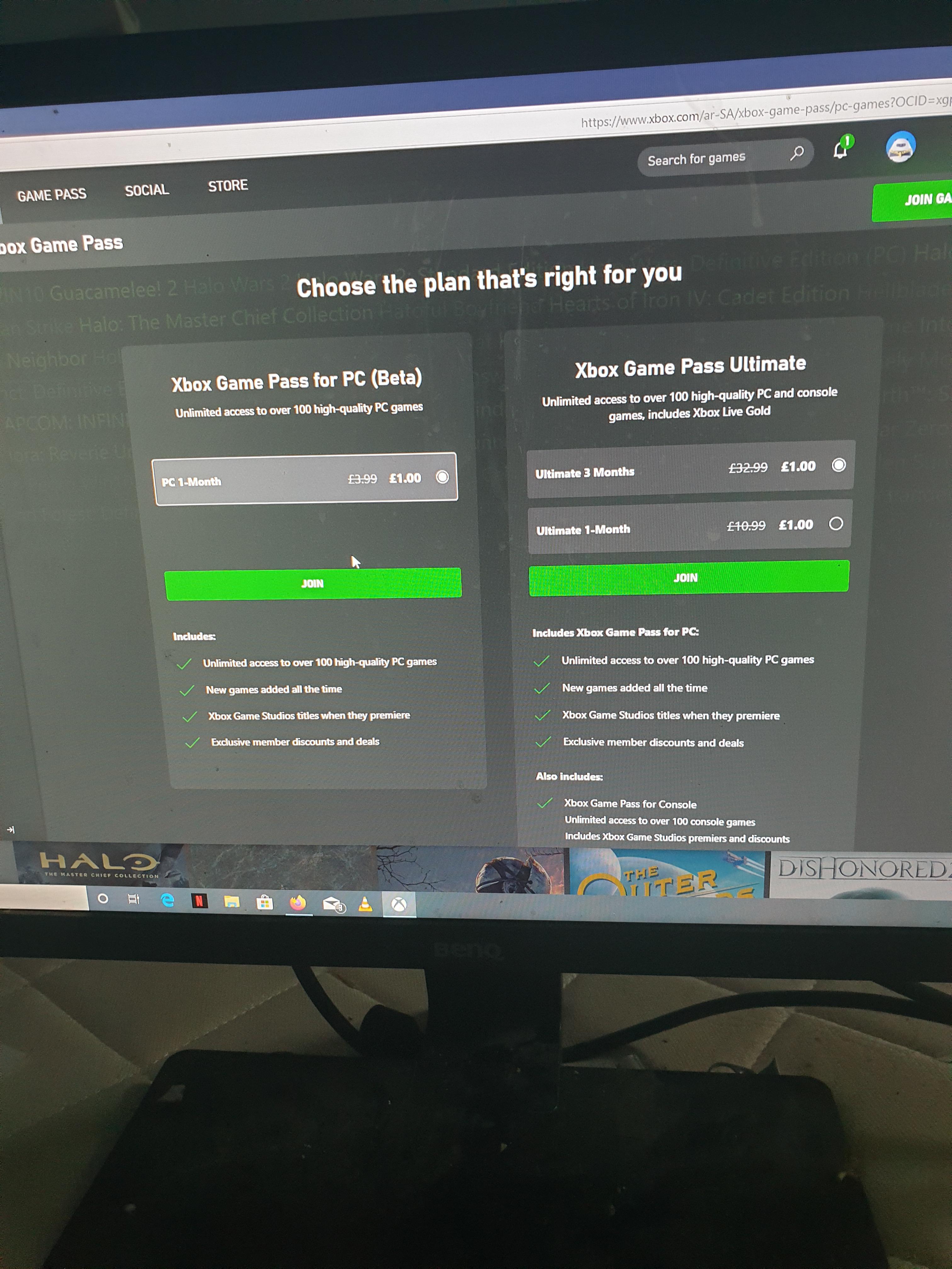Which plan should I choose for PC only ? r/xboxone