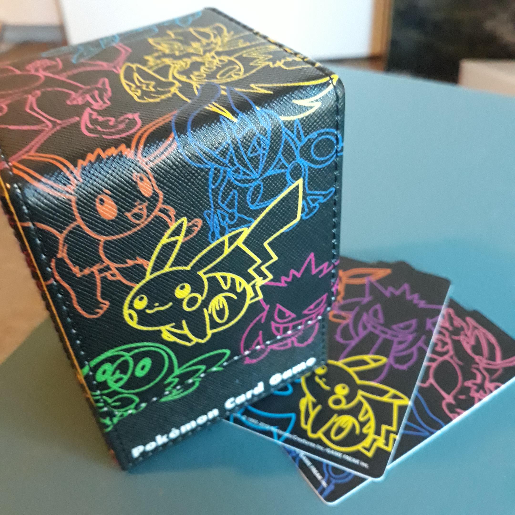 A neat Neon Deck Box from the Japanese Pokemon Center r