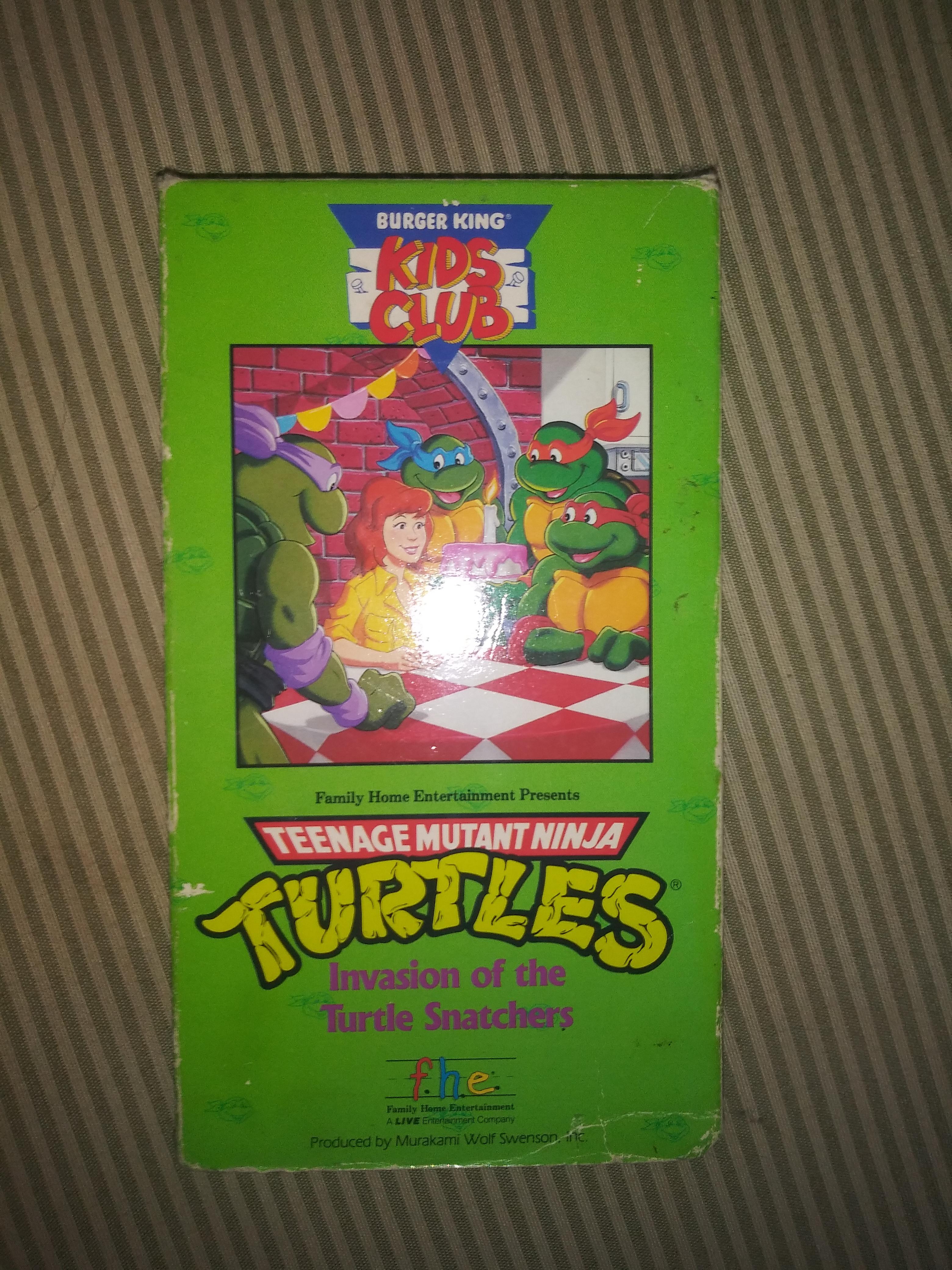 Remember getting Teenage Mutant Ninja Turtles VHS cartoons