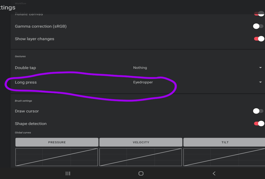 Infinite Painter setting r/FineBite