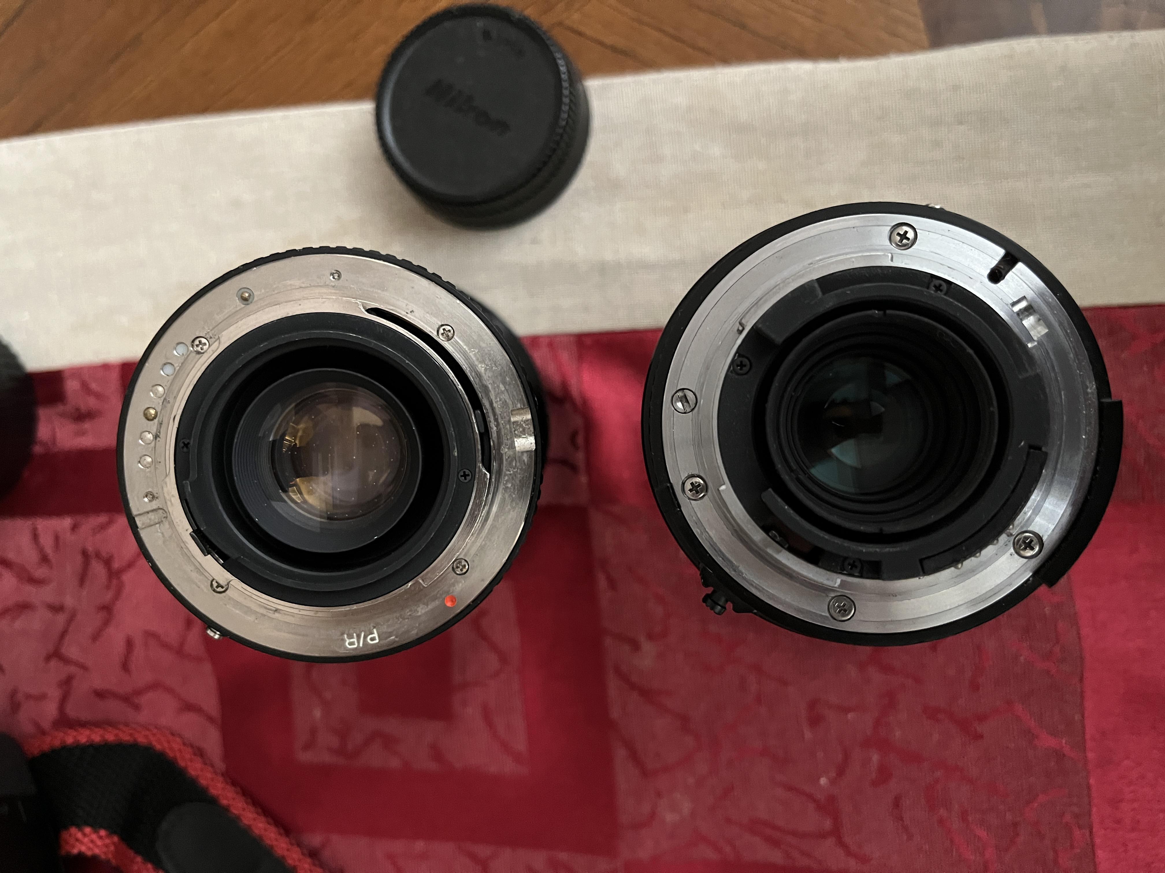 What kind of lens mounts are these? Left lens is from a brand called