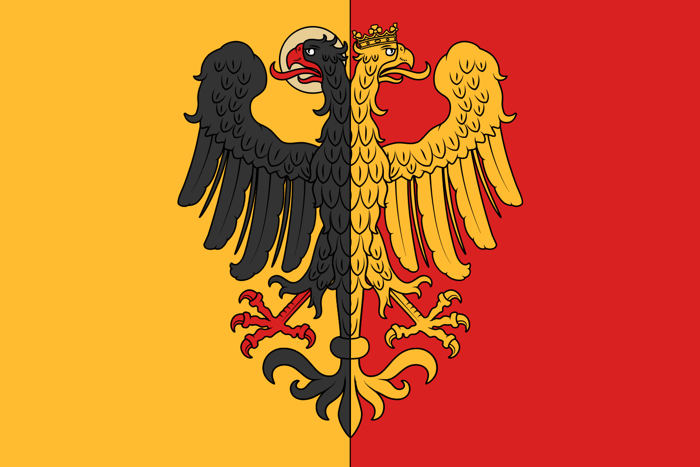 Flag to represent the Union of the Holy Roman Empire and the Eastern