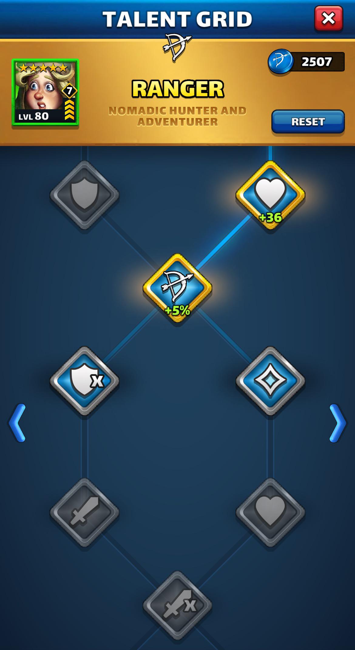 Attack or Mana Talent Grid Emblem Path for Ginger? r/EmpiresAndPuzzles