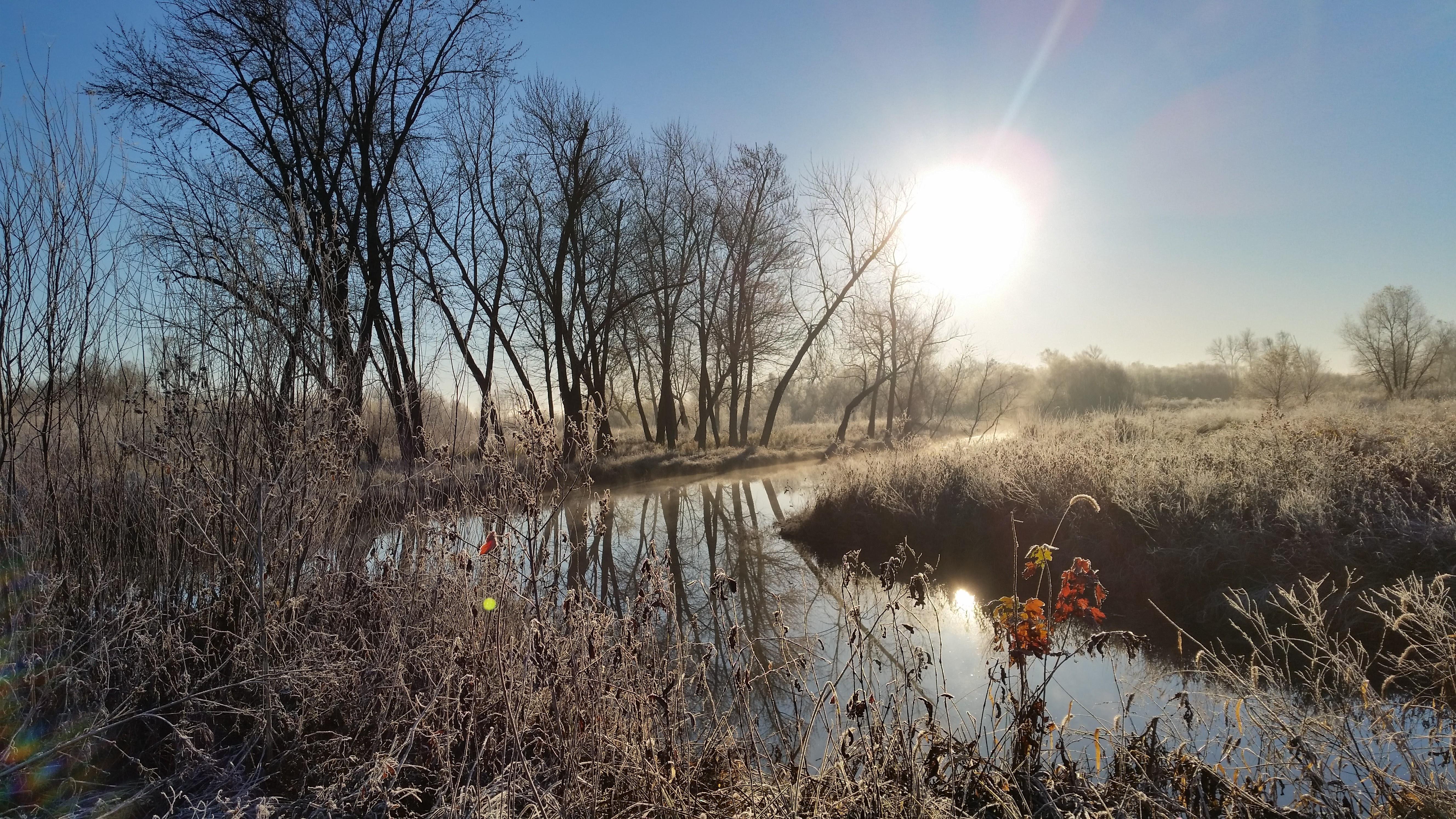 Morning Thaw; Oxford, Iowa [OC] [5312 × 2988] r/EarthPorn