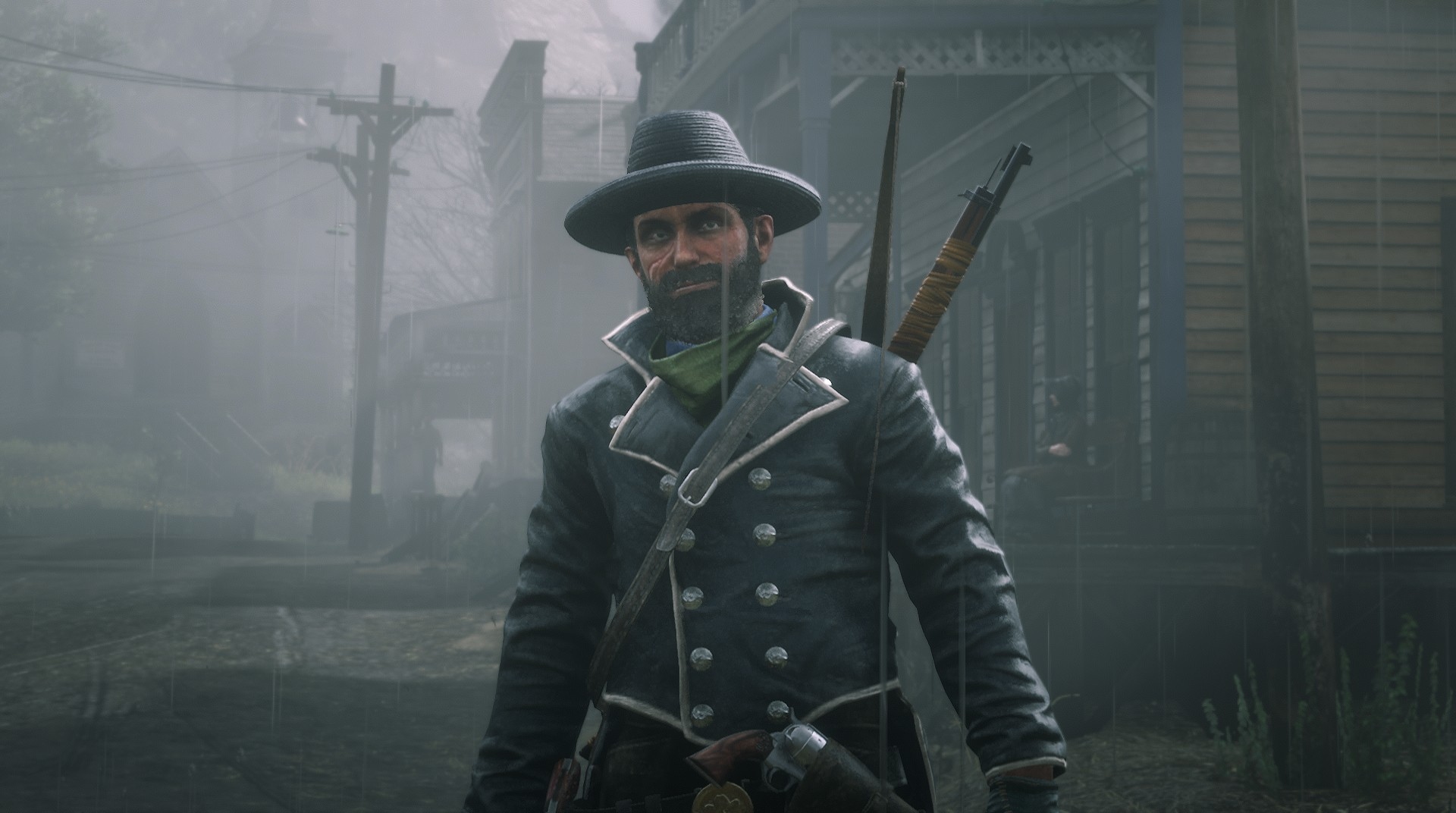 Red Dead Online Outfit (Rain for dramatic effect) r/reddeadfashion