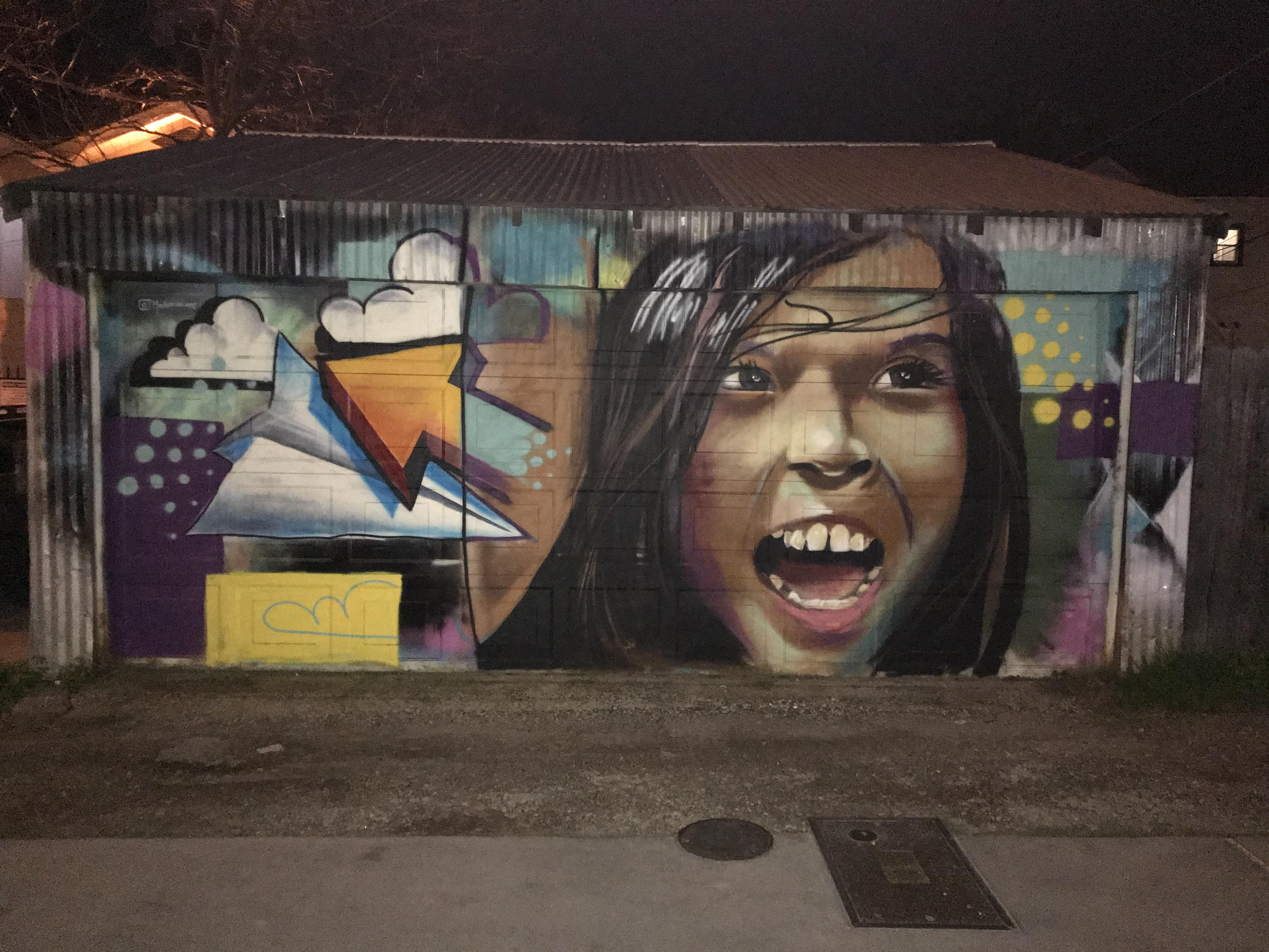 Dope mural in an alley near P & 16th r/Sacramento