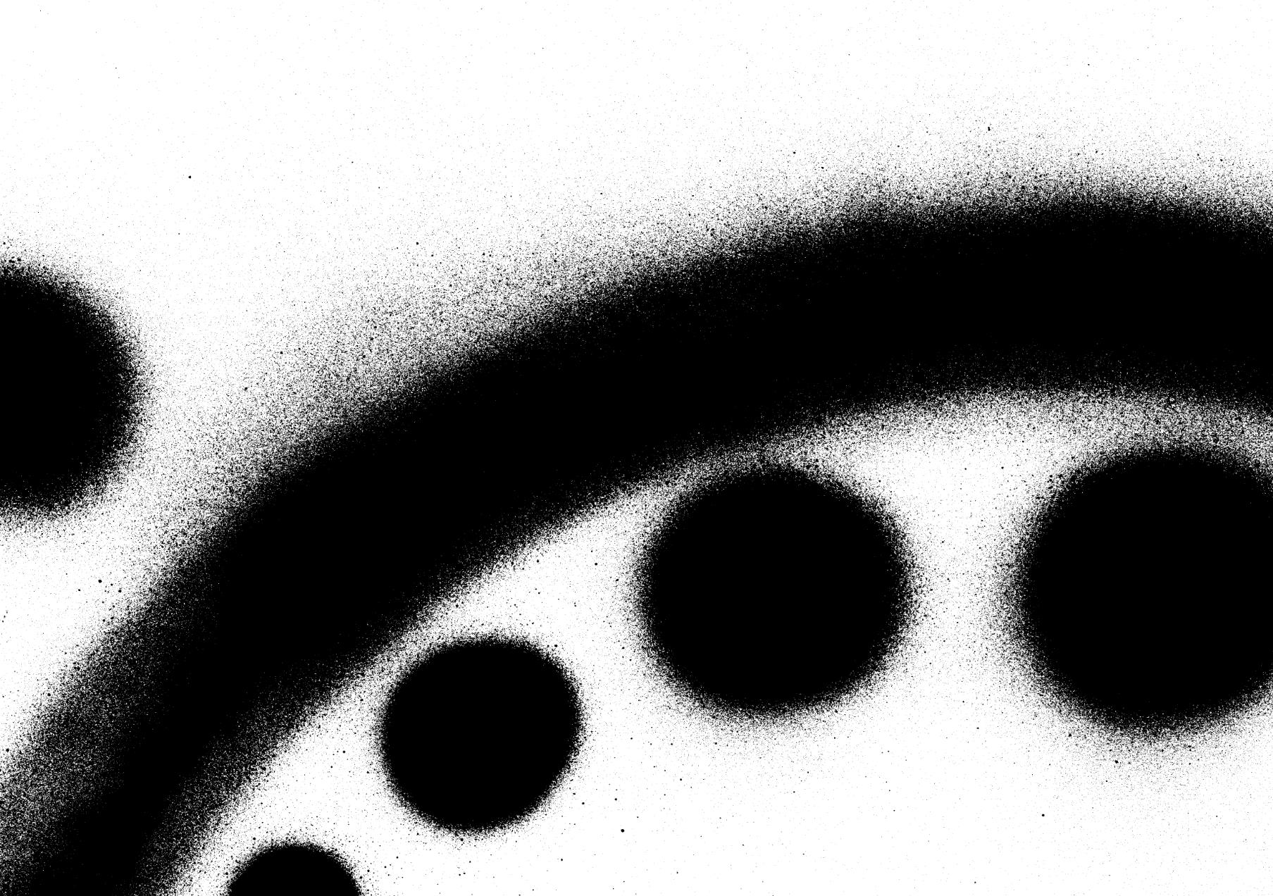 I have these homemade black spraypaint textures I scanned it. What is