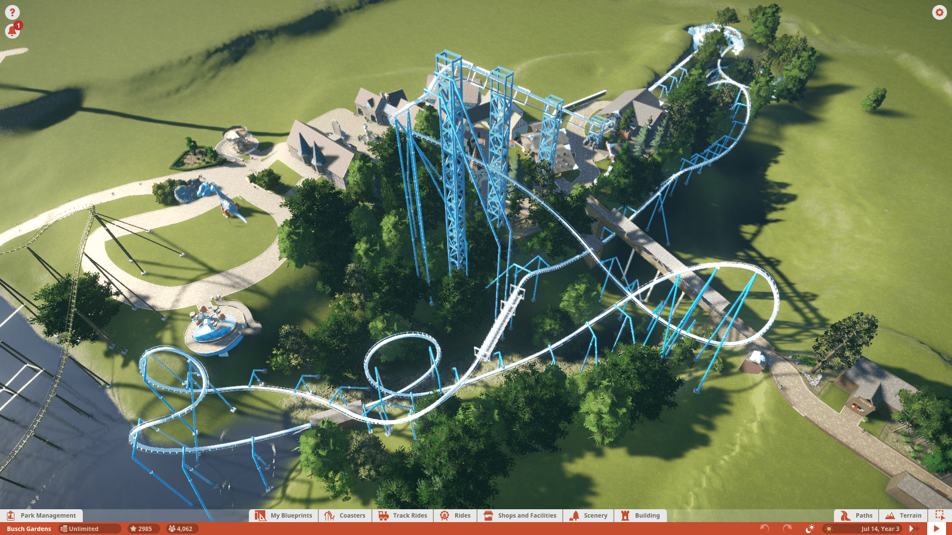 Alpengeist and Surrounding Area