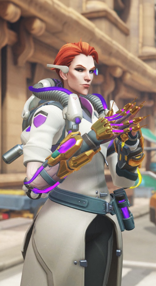 Moira's golden weapon looks awesome with the new skin! r/MoiraMains