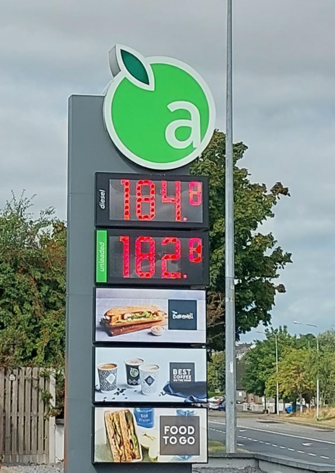 Fuel prices Applegreen Ballyvolane Cork r/cork