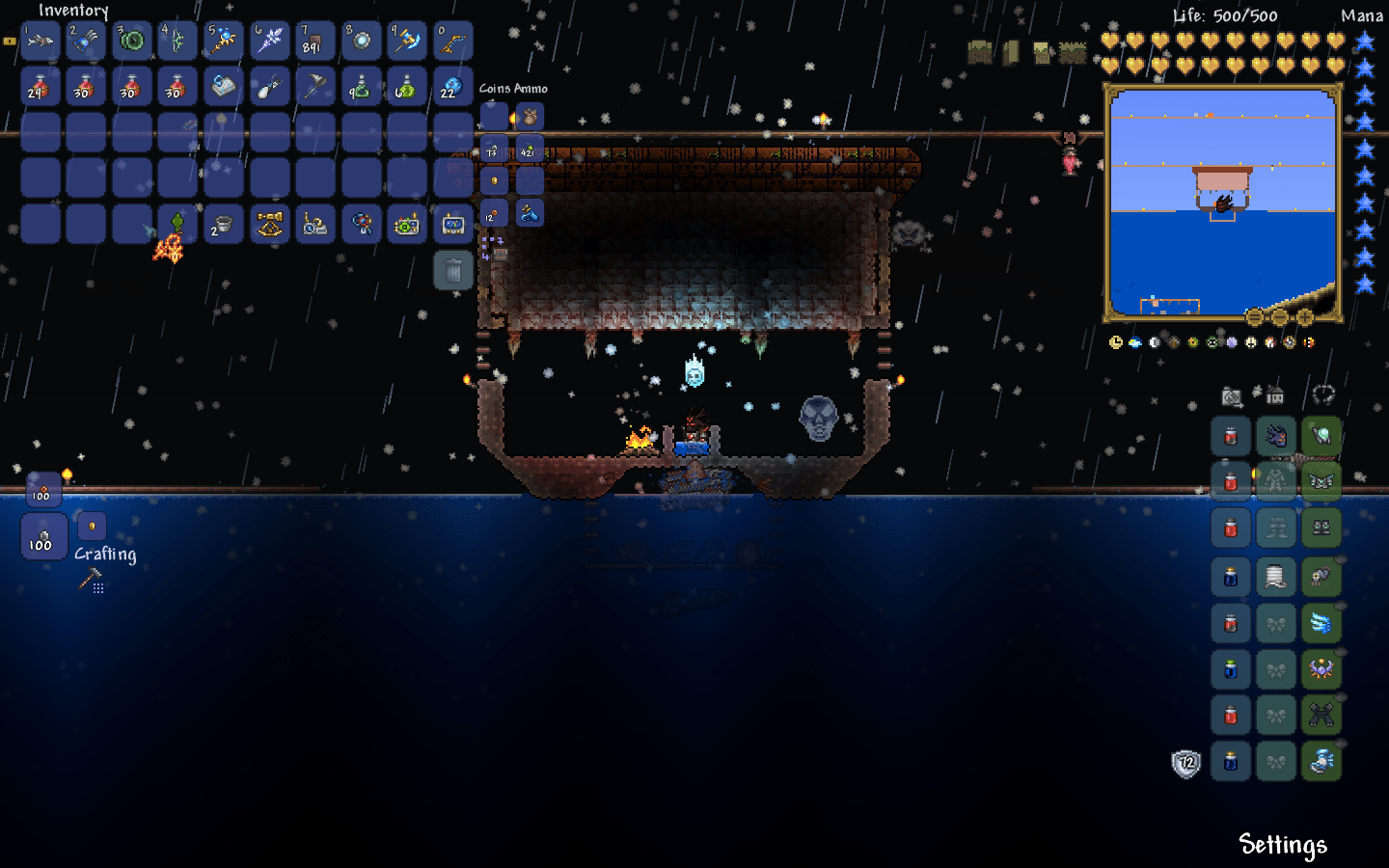 got a jungle key from my first kill using happydays's farm ) r/Terraria