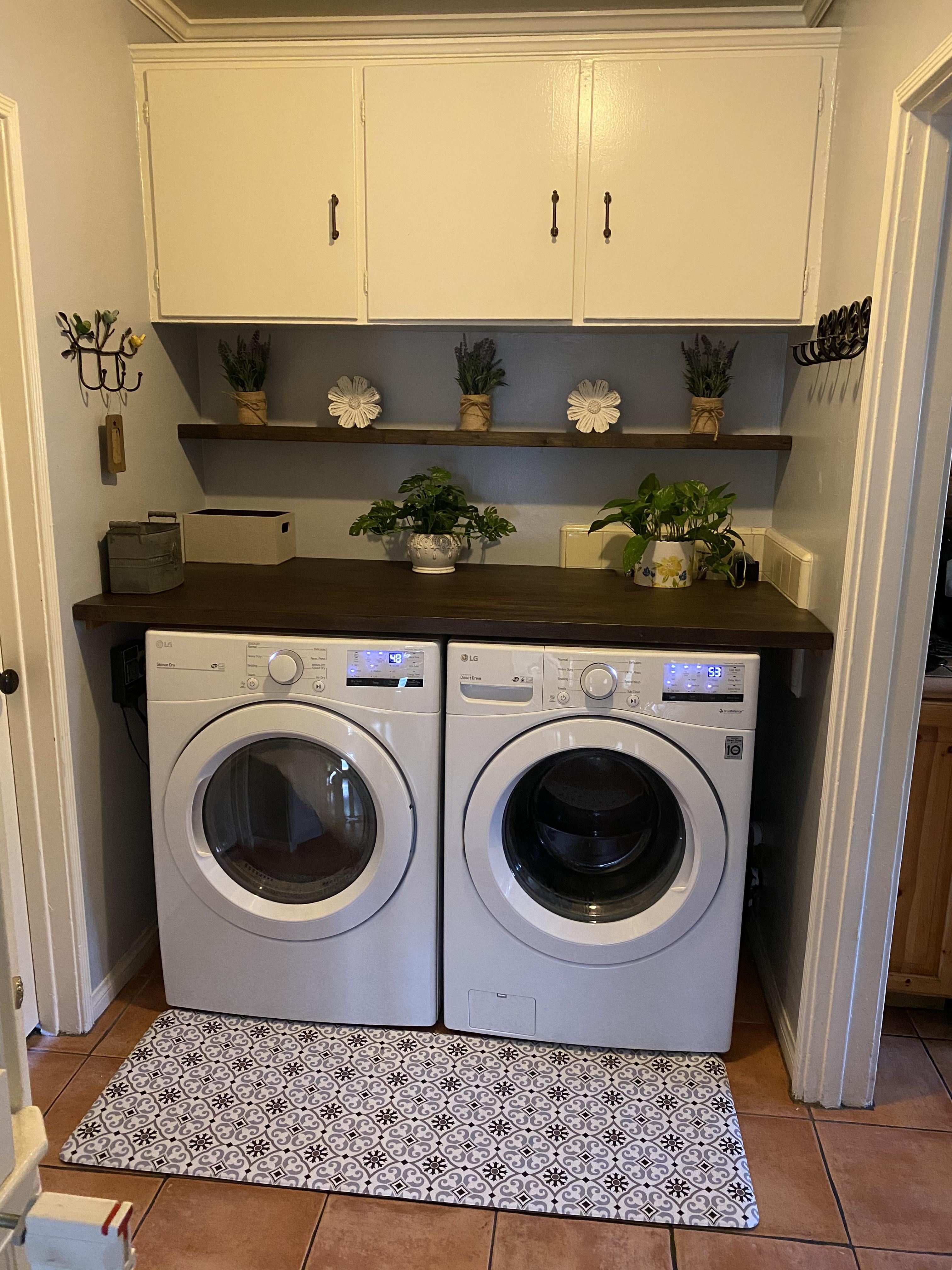 We updated our laundry area Los Angeles r/HomeDecorating