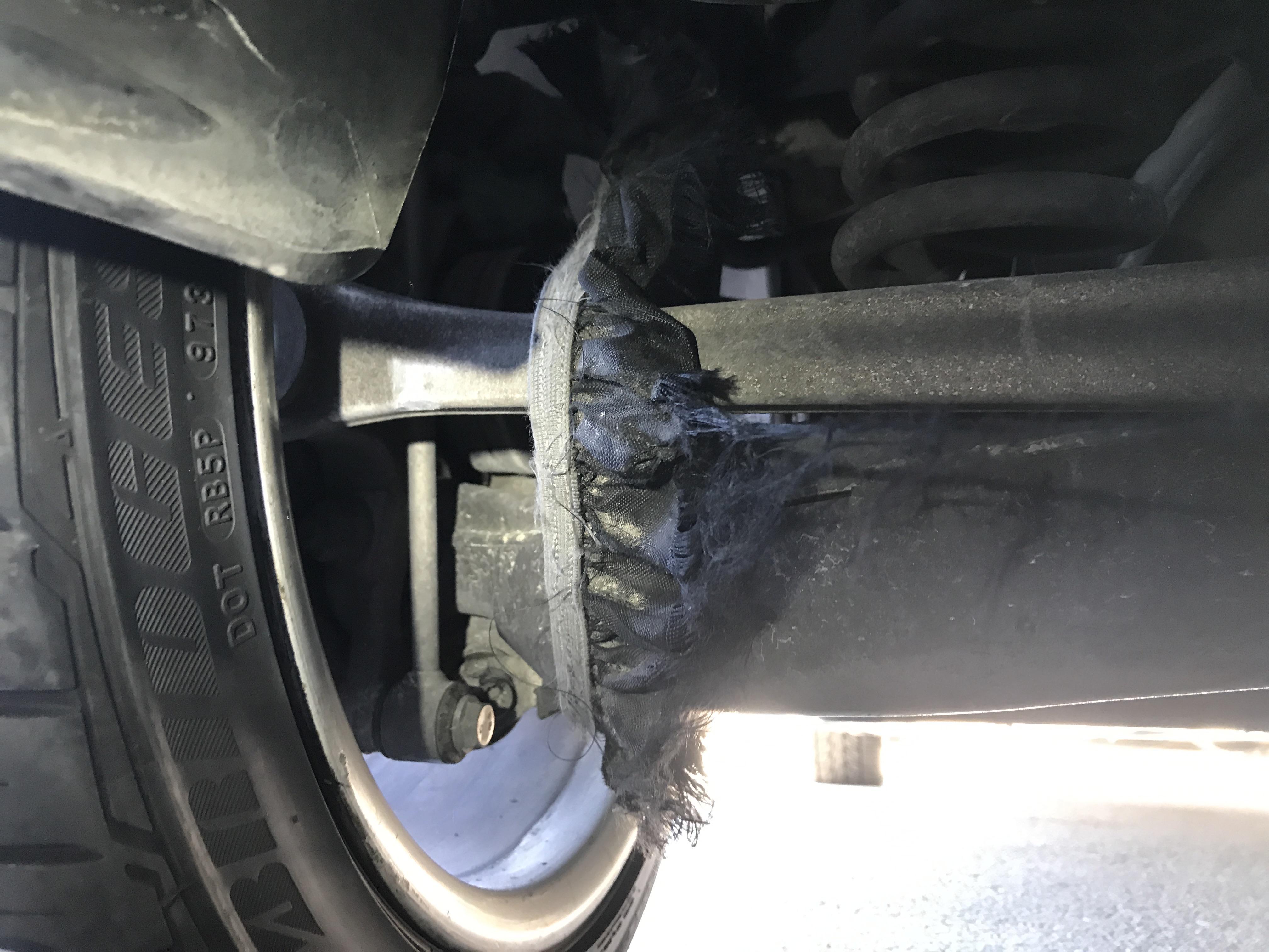 C/S to insurance Snow tore my fender liners out. Actual diagnosis