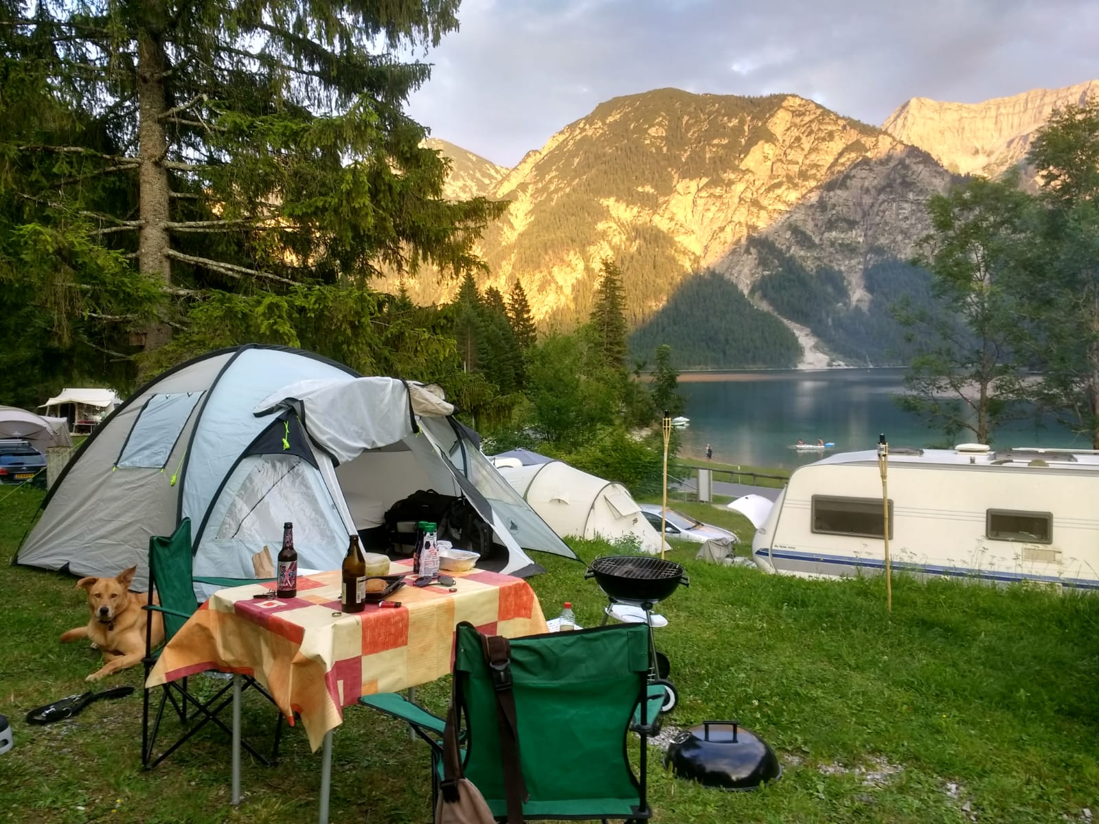 Last day of our camping trip to Garmisch, Germany. We'll be back. 😀