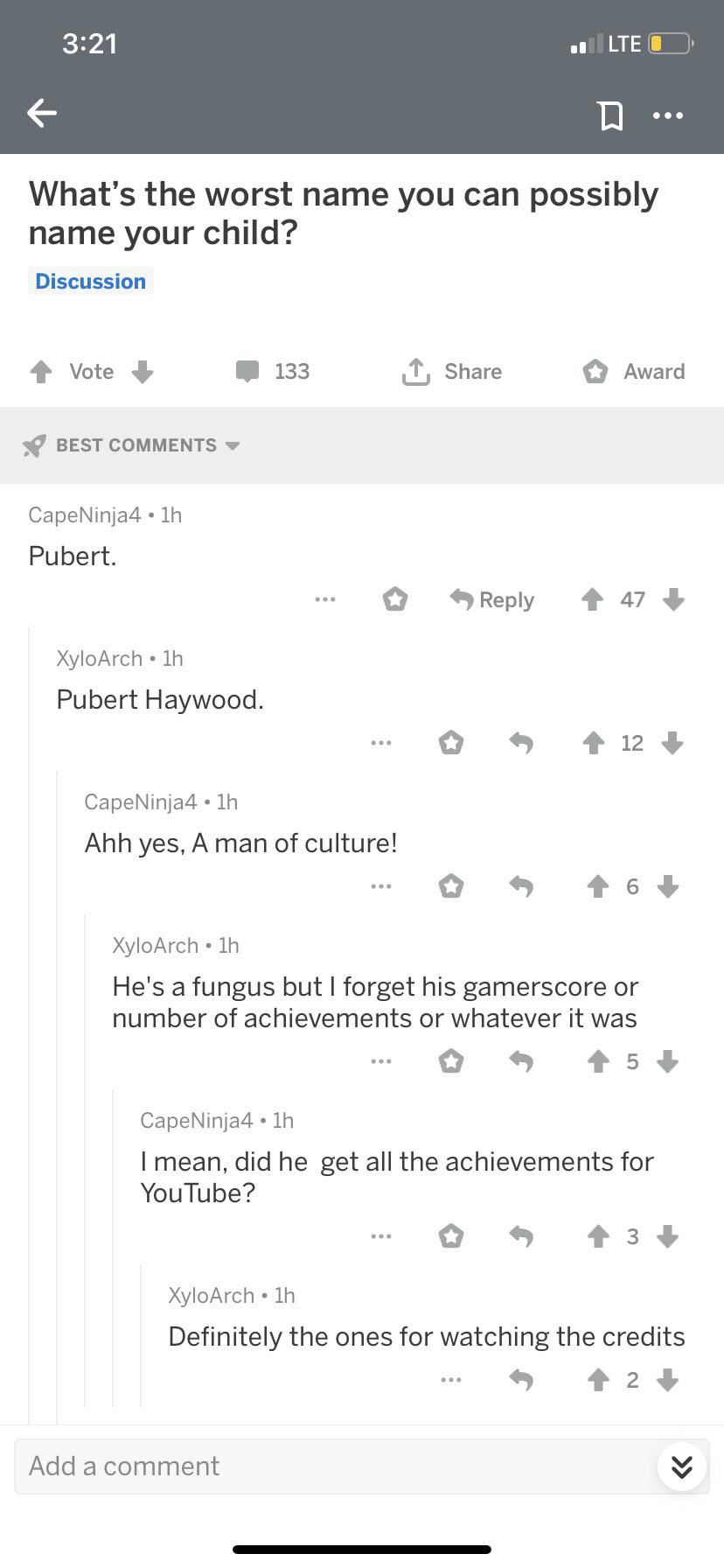 Thanks Ask Reddit, y’all are awesome. r/Achievement_Hunter