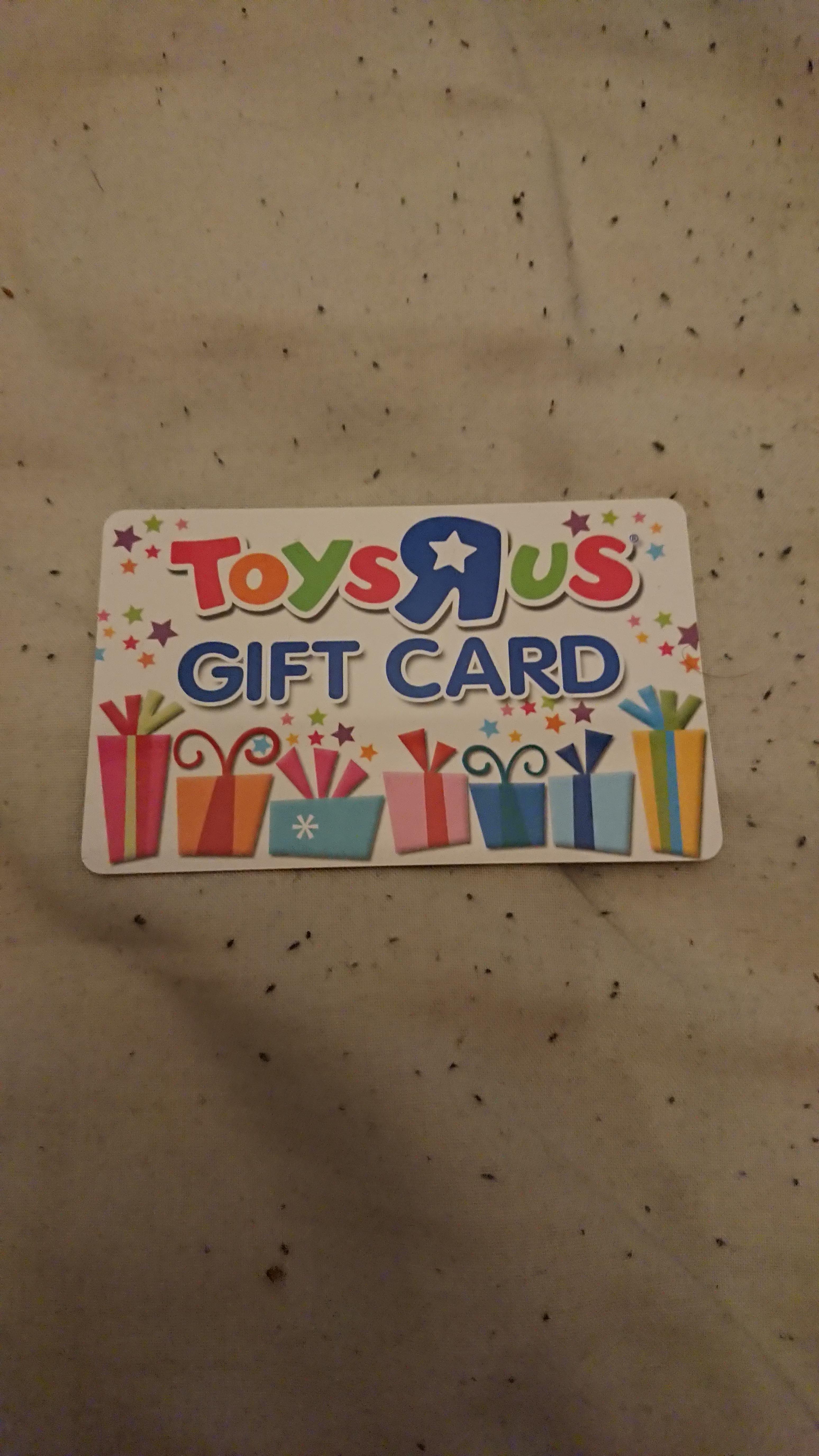 I still have a Toys R Us gift card before it went bankrupt. r/mildlyinteresting