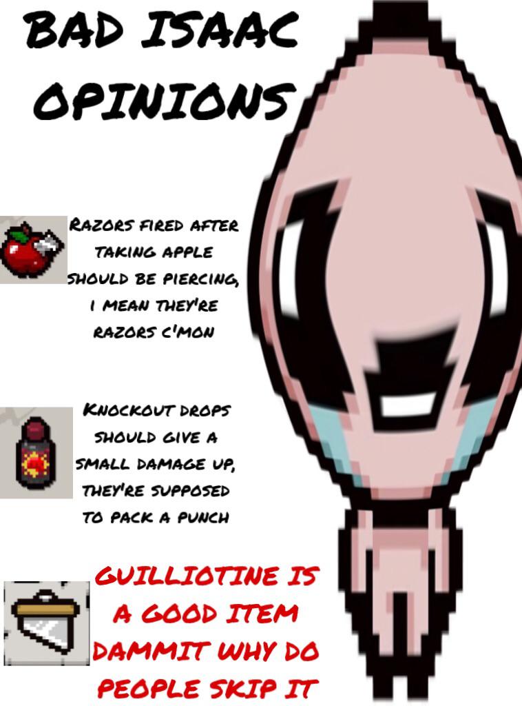 BAD ISAAC TAKES THREAD r/bindingofisaac