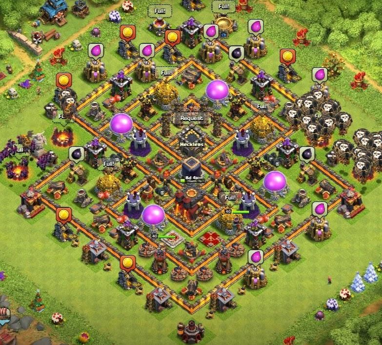 Town Hall 10 Base NEW Town Hall 10 Base 2019 with Base Layout's link