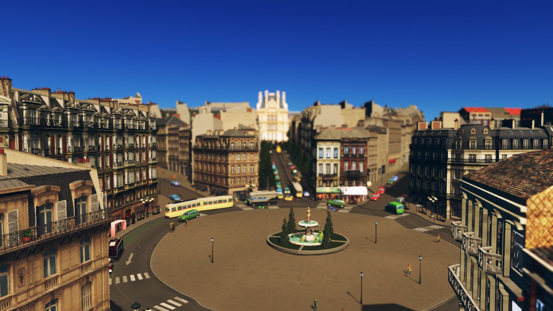 Barrière de StGilles, Brussels (tram roundabout) r/CitiesSkylines