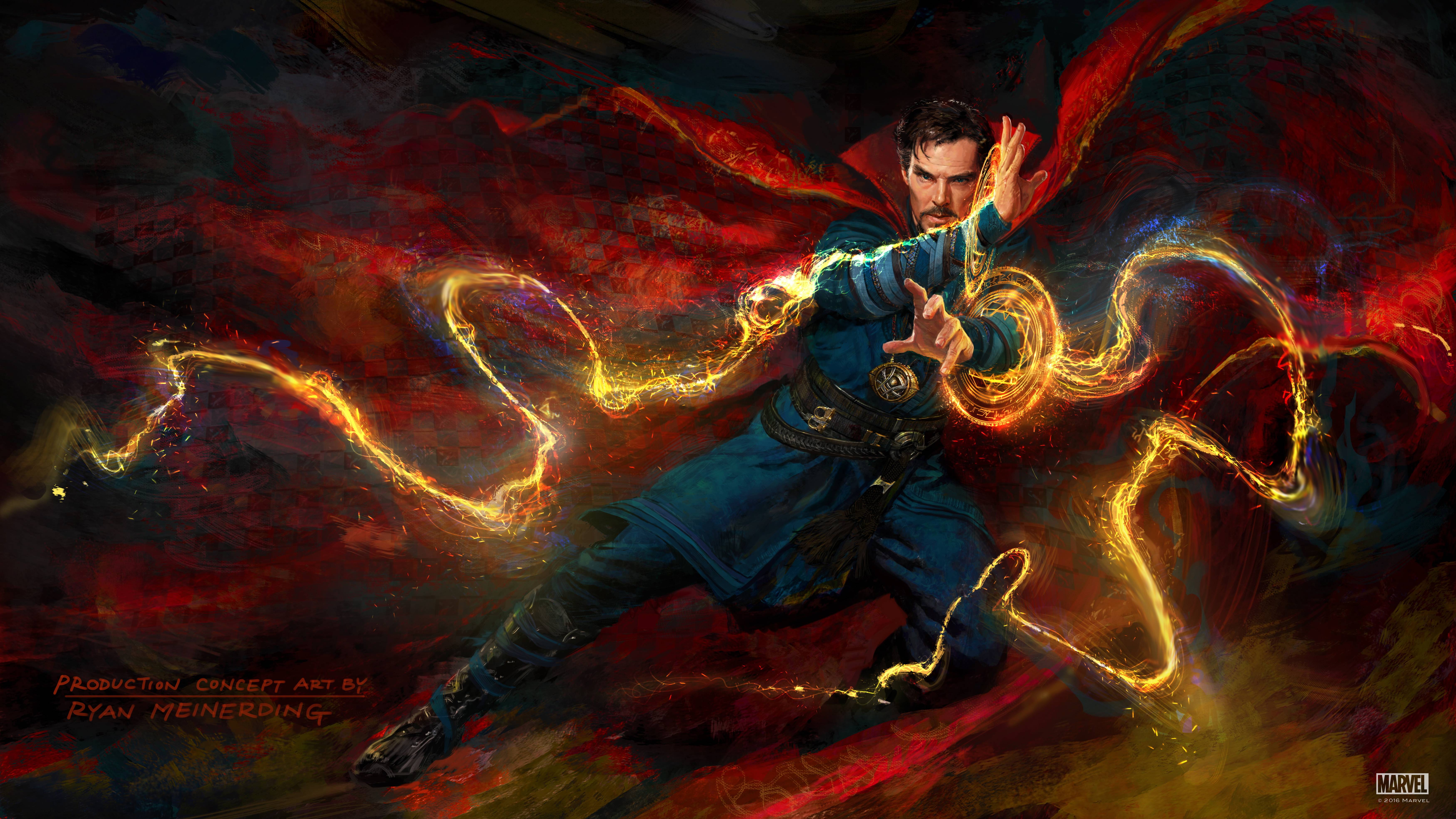 Ryan Meinerding's concept art of Doctor Strange r/marvelstudios