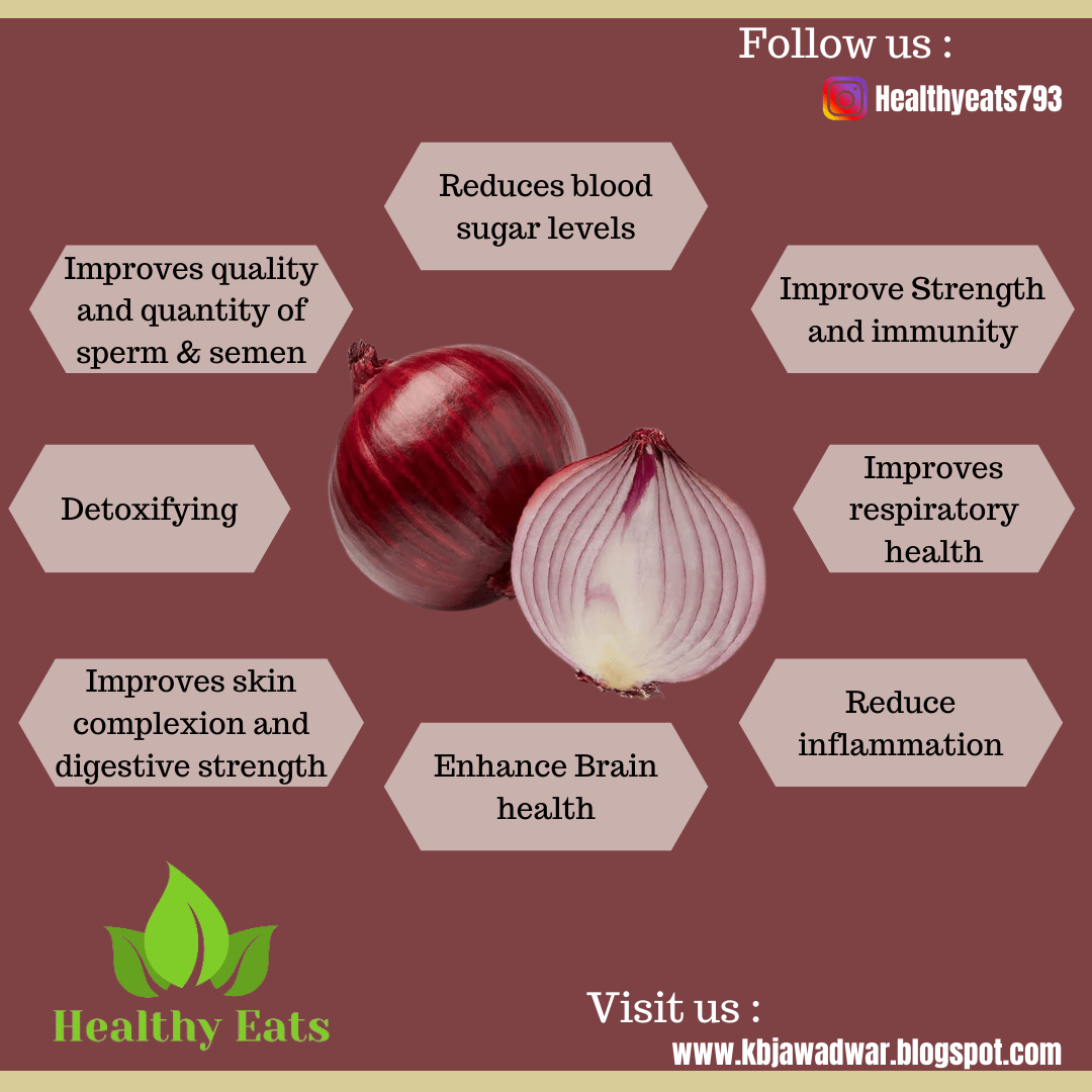 Health benefits of onion HealthyEatingnow